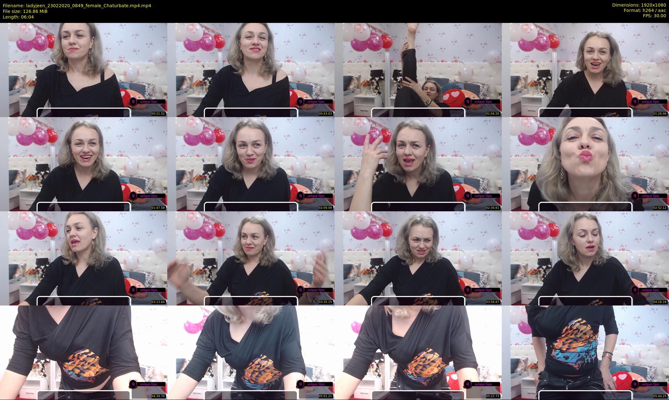 ladyjeen — 7 minute Chaturbate female cam show recording, 1080p, Feb 23, 2020