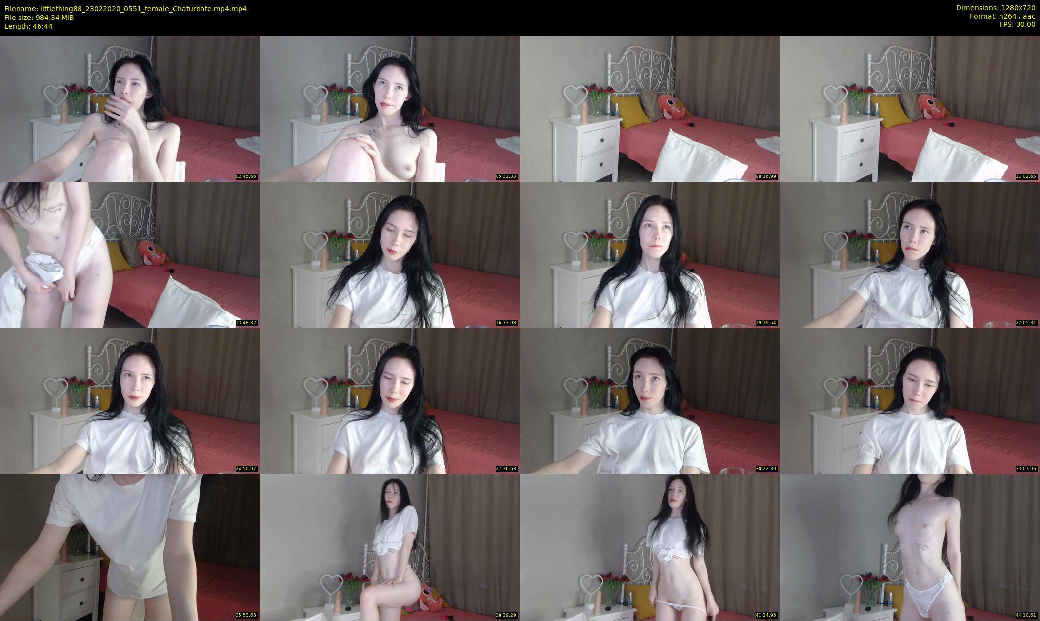 littlething88 — 47 minute Chaturbate female cam show recording, 720p, Feb 23, 2020