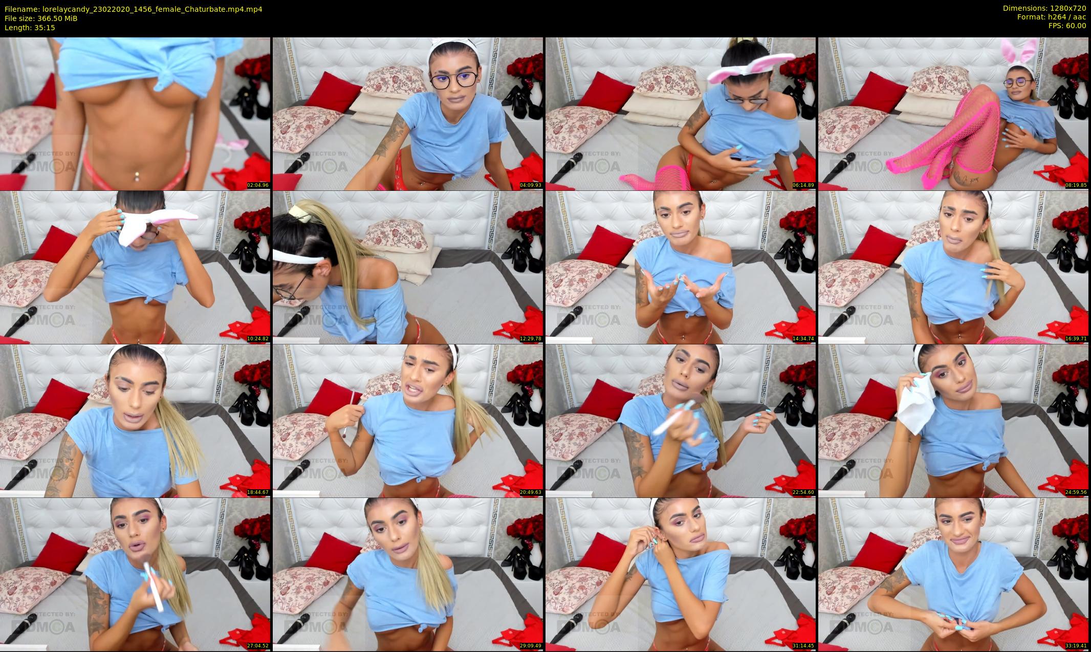 lorelaycandy — 36 minute Chaturbate female cam show recording, 720p, Feb 23, 2020