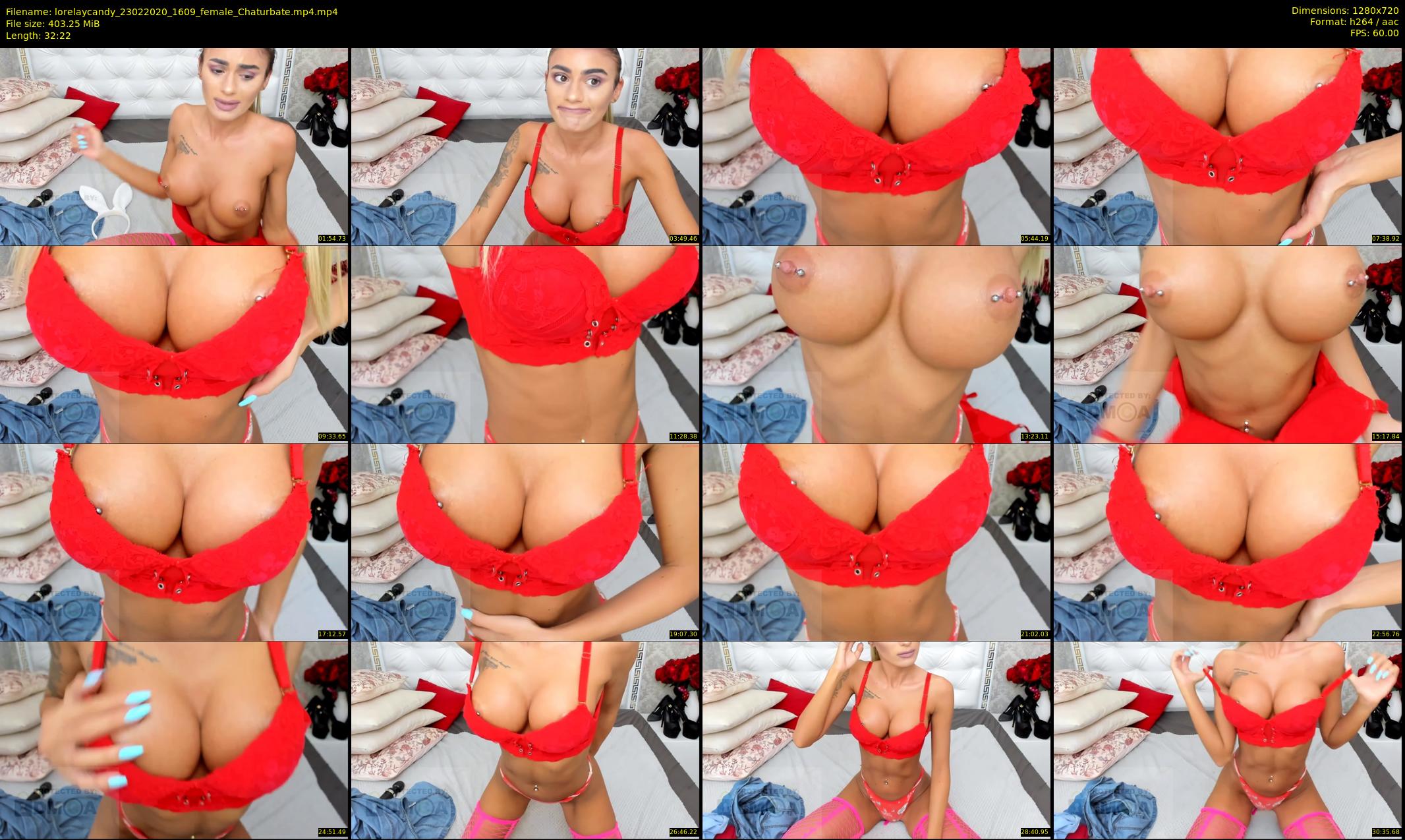 lorelaycandy — 33 minute Chaturbate female cam show recording, 720p, Feb 23, 2020