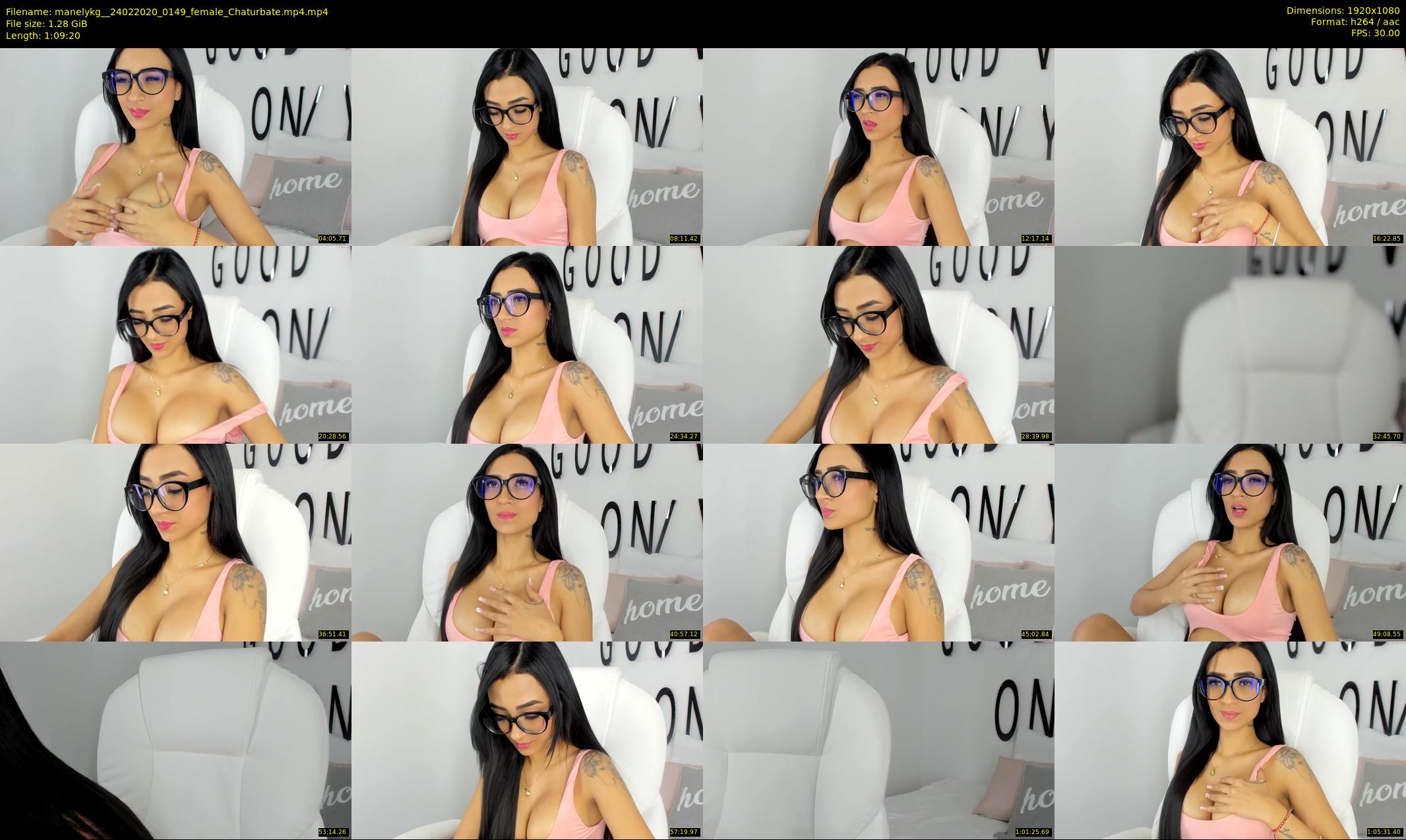 manelykg_ — 70 minute Chaturbate female cam show recording, 1080p, Feb 24, 2020