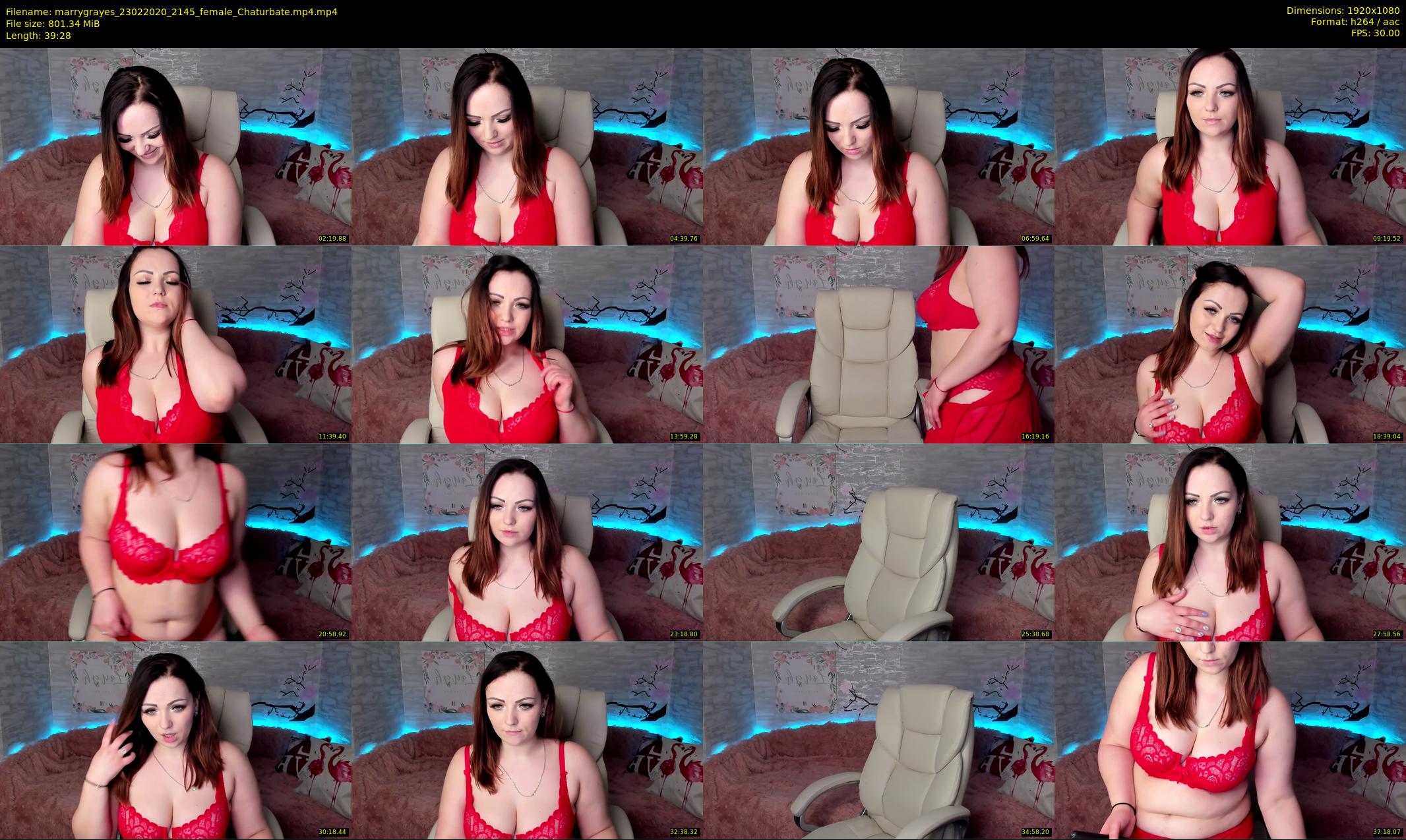 marrygrayes — 40 minute Chaturbate female cam show recording, 1080p, Feb 23, 2020