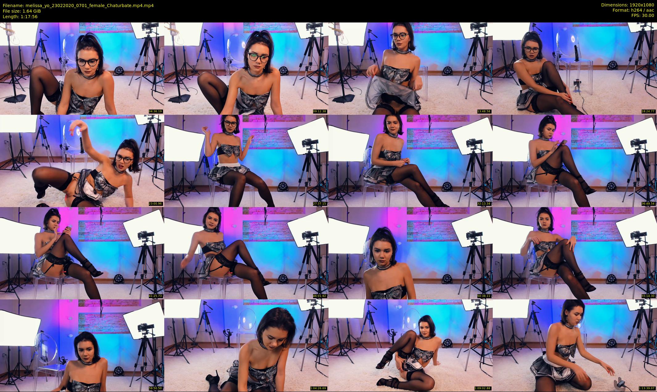 melissa_yo — 78 minute Chaturbate female cam show recording, 1080p, Feb 23, 2020