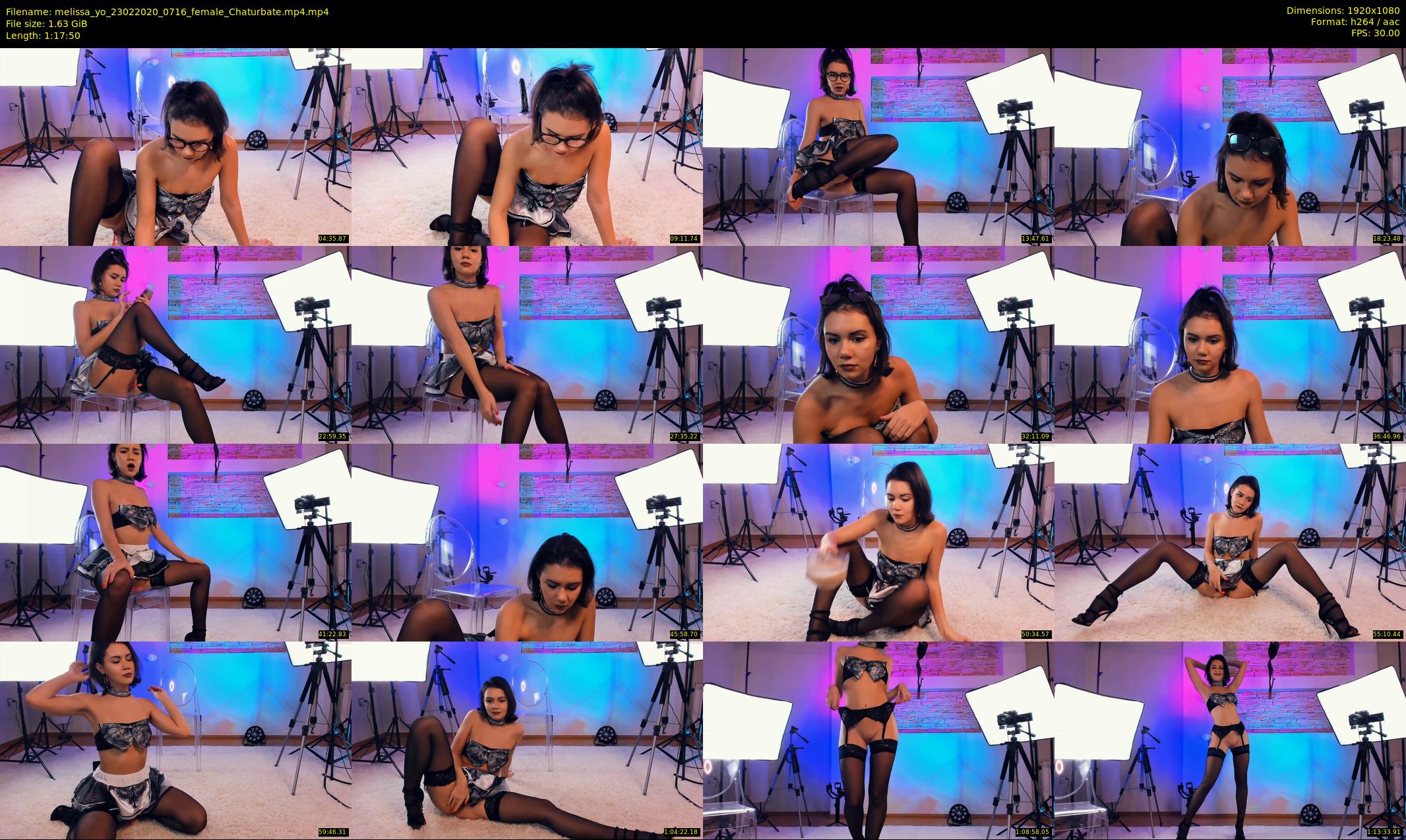 melissa_yo — 78 minute Chaturbate female cam show recording, 1080p, Feb 23, 2020