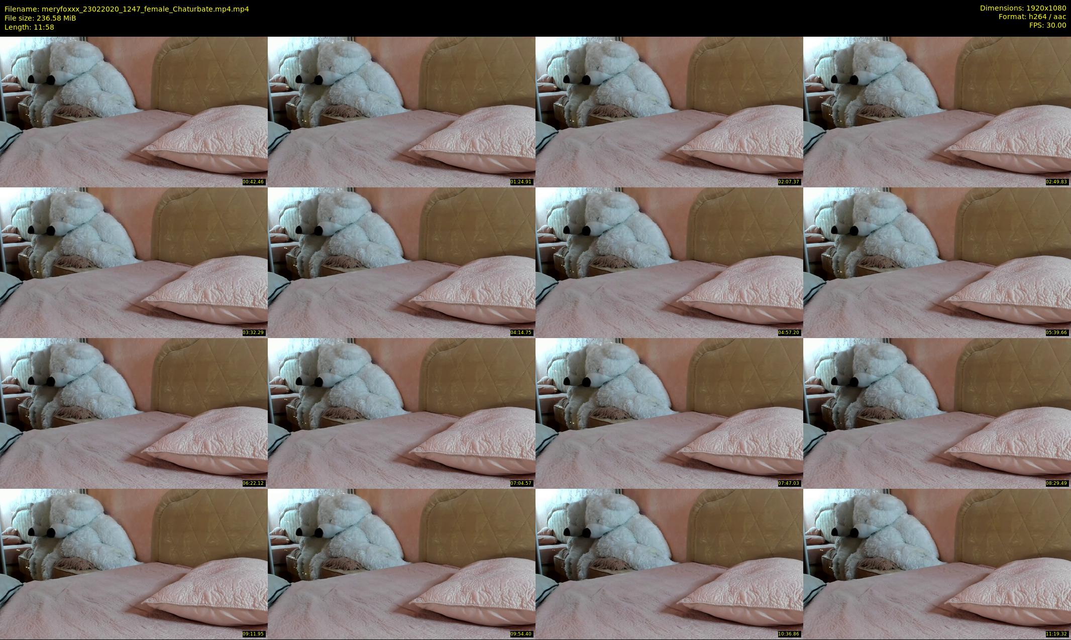 meryfoxxx — 12 minute Chaturbate female cam show recording, 1080p, Feb 23, 2020