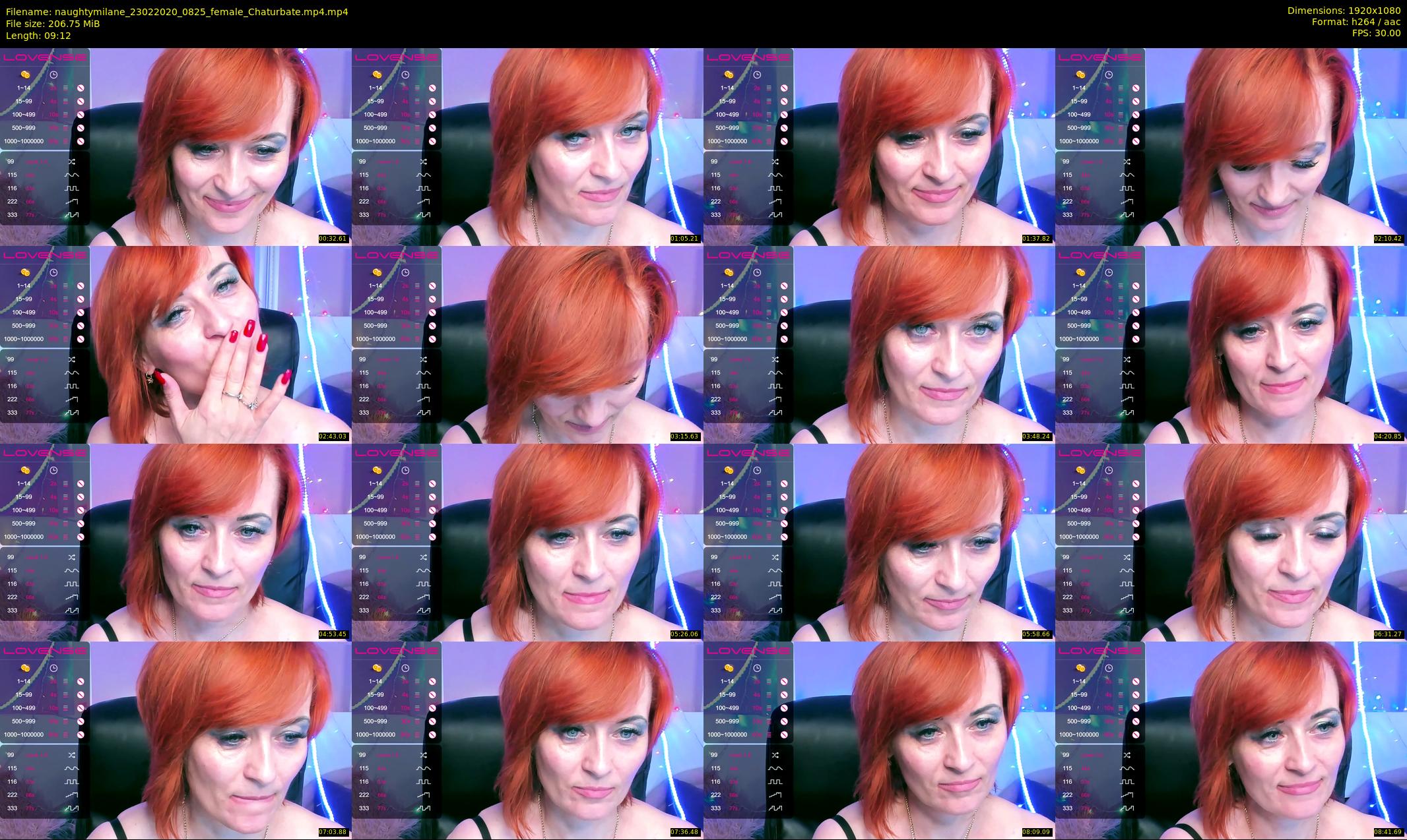 naughtymilane — 10 minute Chaturbate female cam show recording, 1080p, Feb 23, 2020