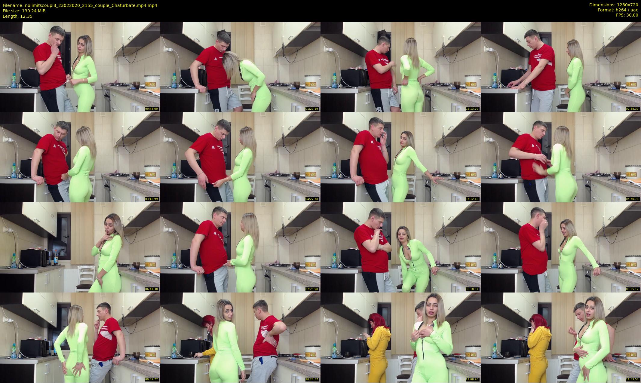 nolimitscoupl3 — 13 minute Chaturbate couple cam show recording, 720p, Feb 23, 2020