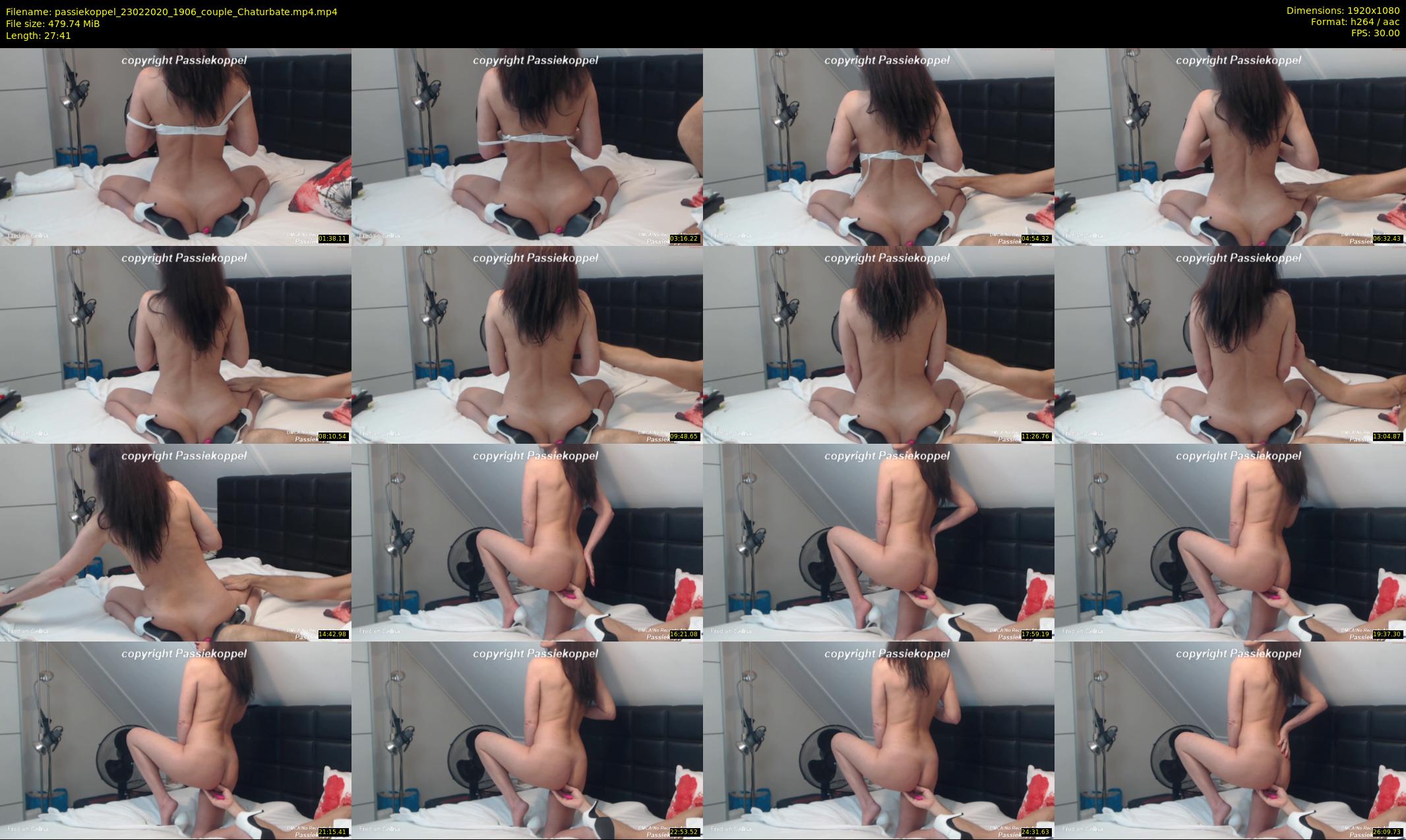 passiekoppel — 28 minute Chaturbate couple cam show recording, 1080p, Feb 23, 2020