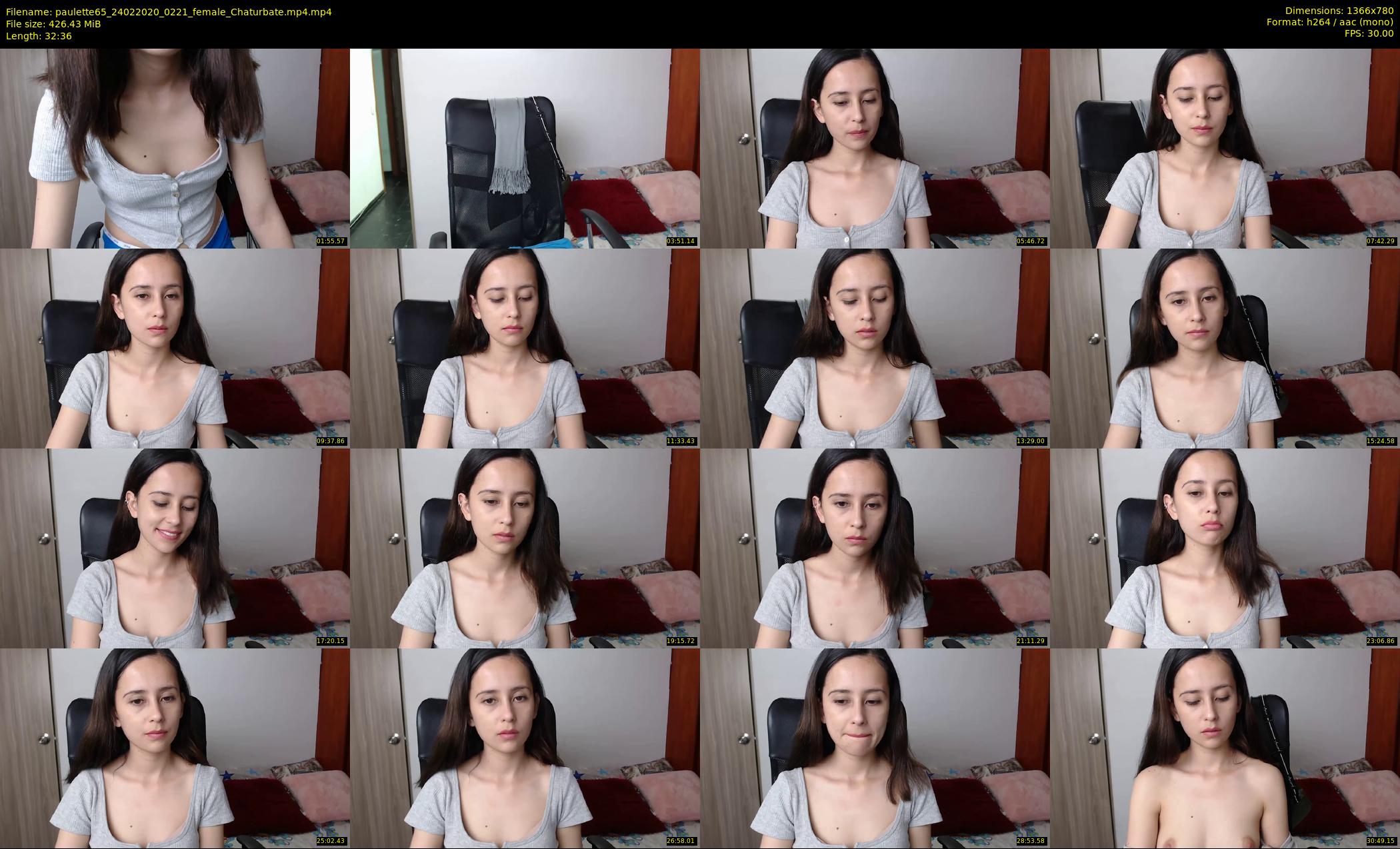 paulette65 — 33 minute Chaturbate female cam show recording, 720p, Feb 24, 2020