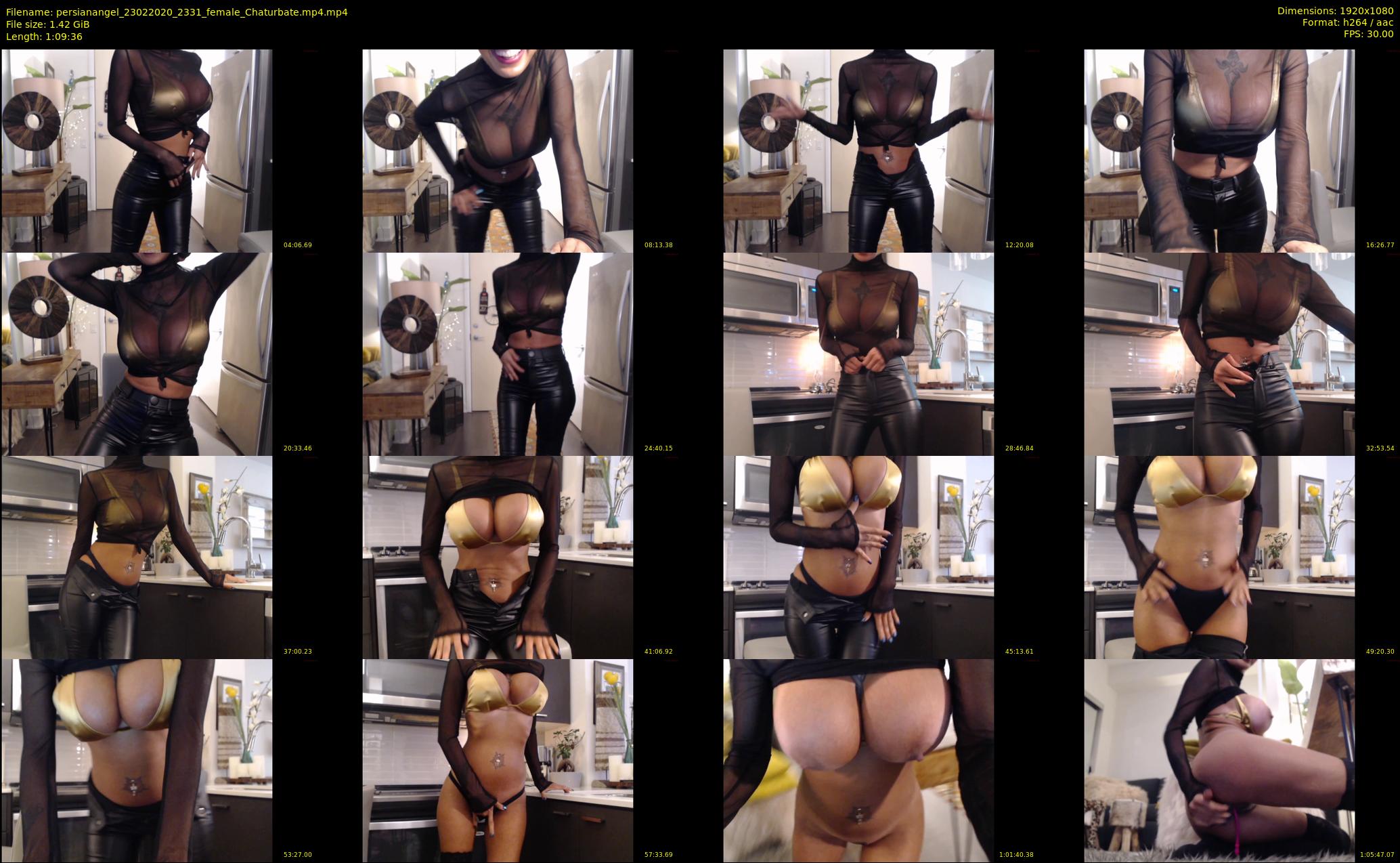 persianangel — 70 minute Chaturbate female cam show recording, 1080p, Feb 23, 2020