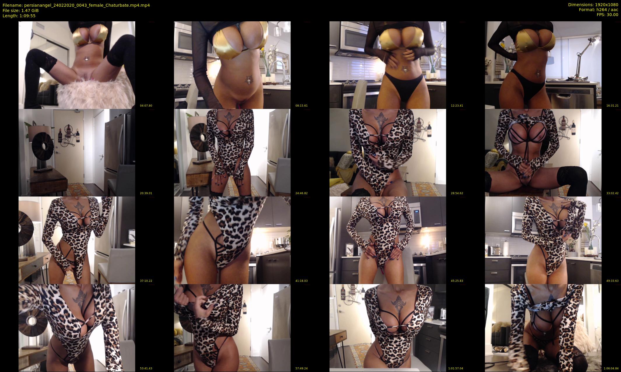 persianangel — 70 minute Chaturbate female cam show recording, 1080p, Feb 24, 2020