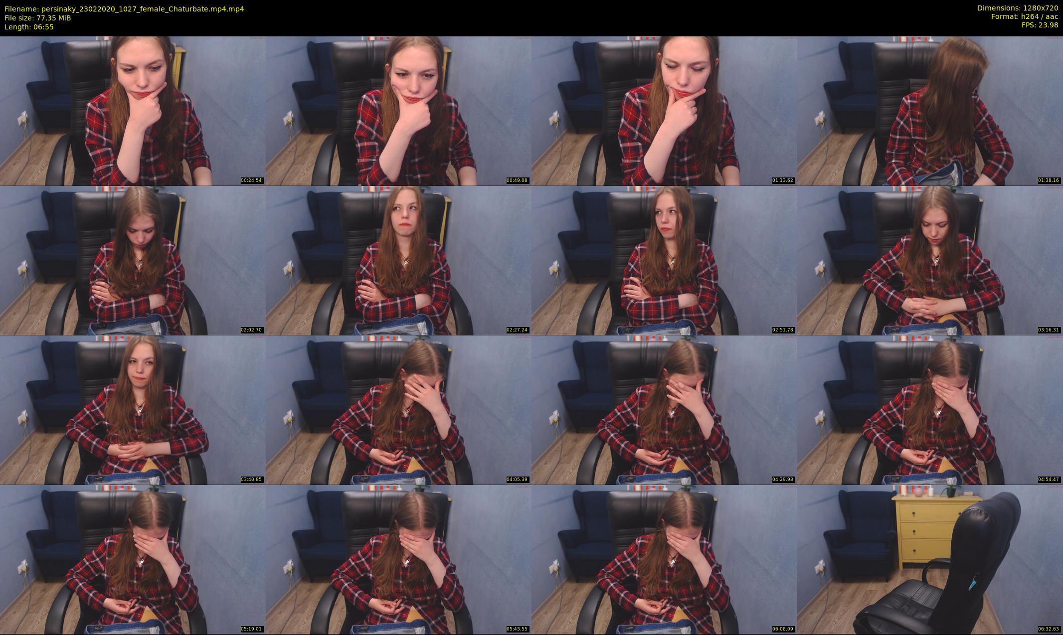persinaky — 7 minute Chaturbate female cam show recording, 720p, Feb 23, 2020