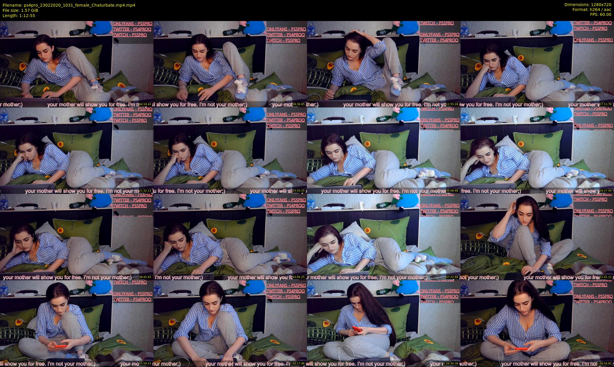 ps4pro — 73 minute Chaturbate female cam show recording, 720p, Feb 23, 2020