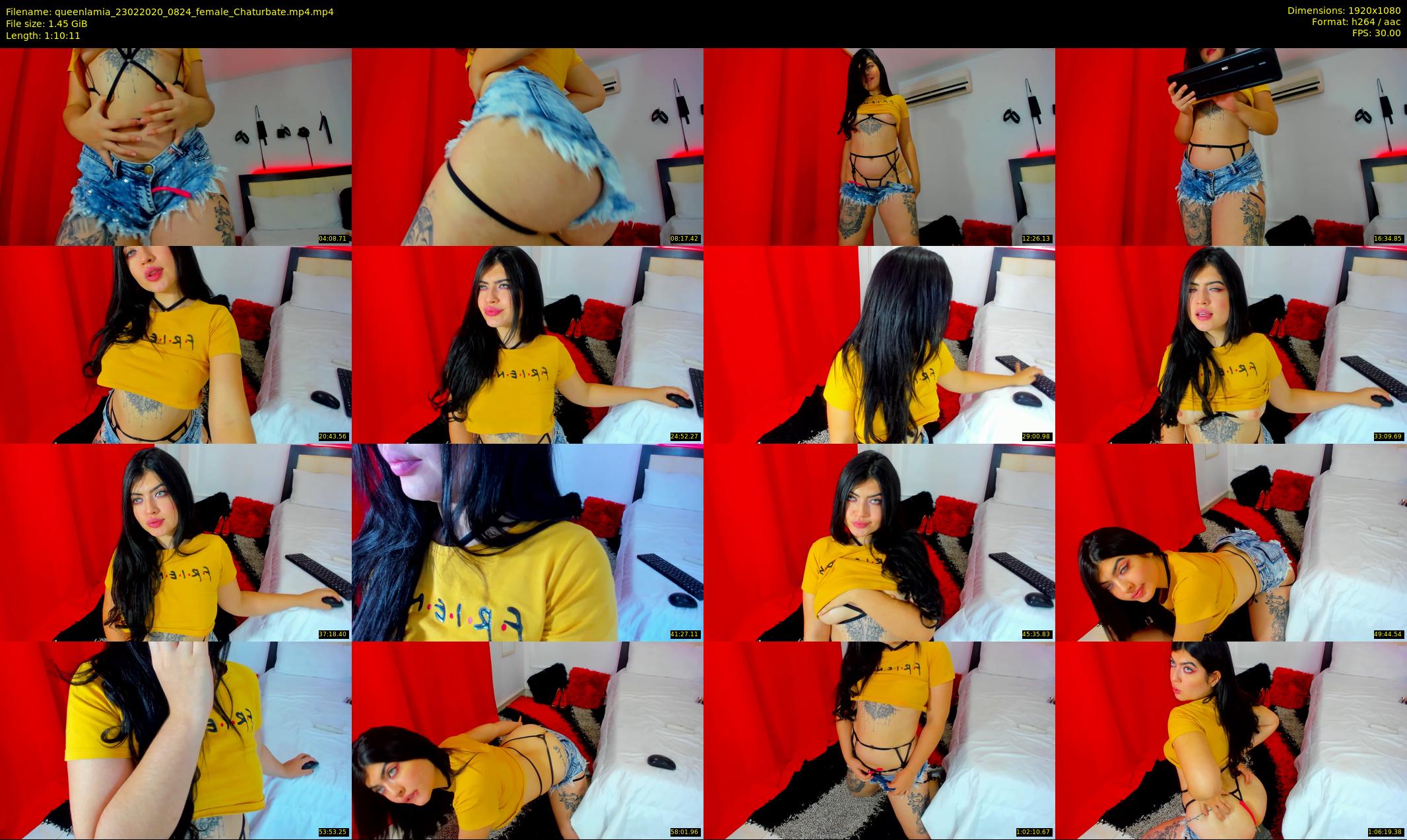 queenlamia — 71 minute Chaturbate female cam show recording, 1080p, Feb 23, 2020
