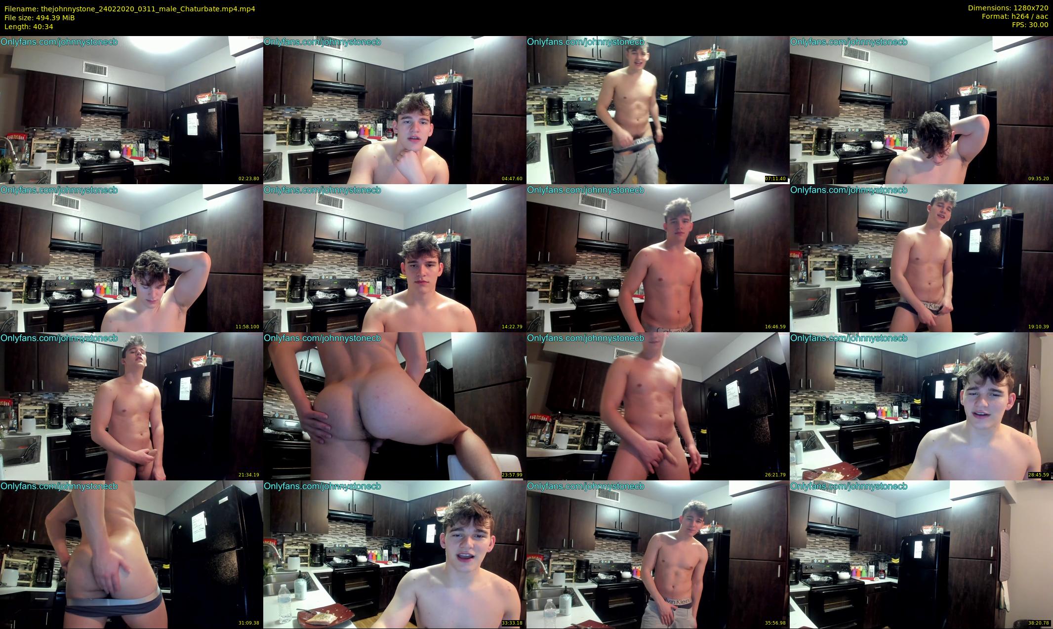 thejohnnystone — 41 minute Chaturbate male cam show recording, 720p, Feb 24, 2020