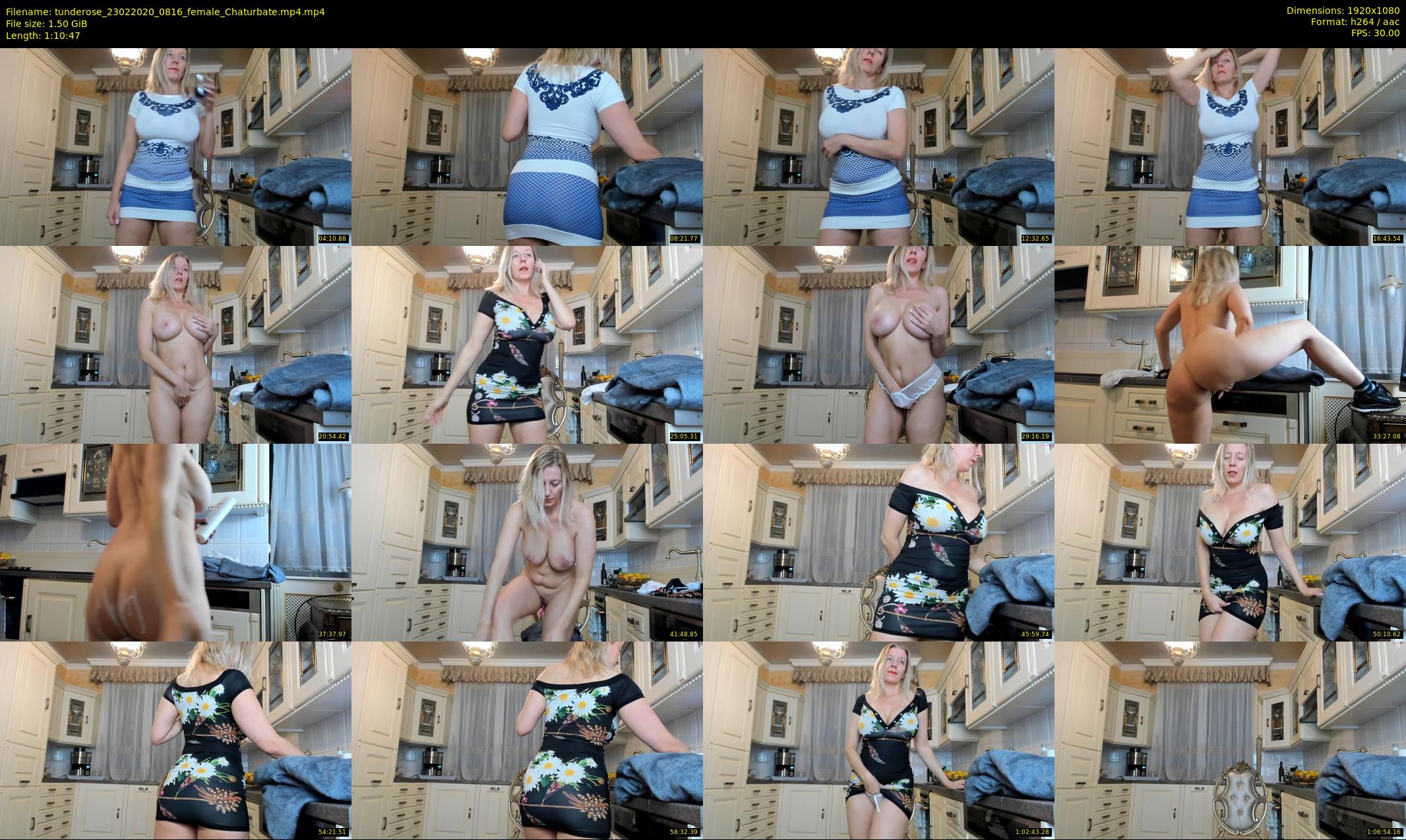 tunderose — 71 minute Chaturbate female cam show recording, 1080p, Feb 23, 2020
