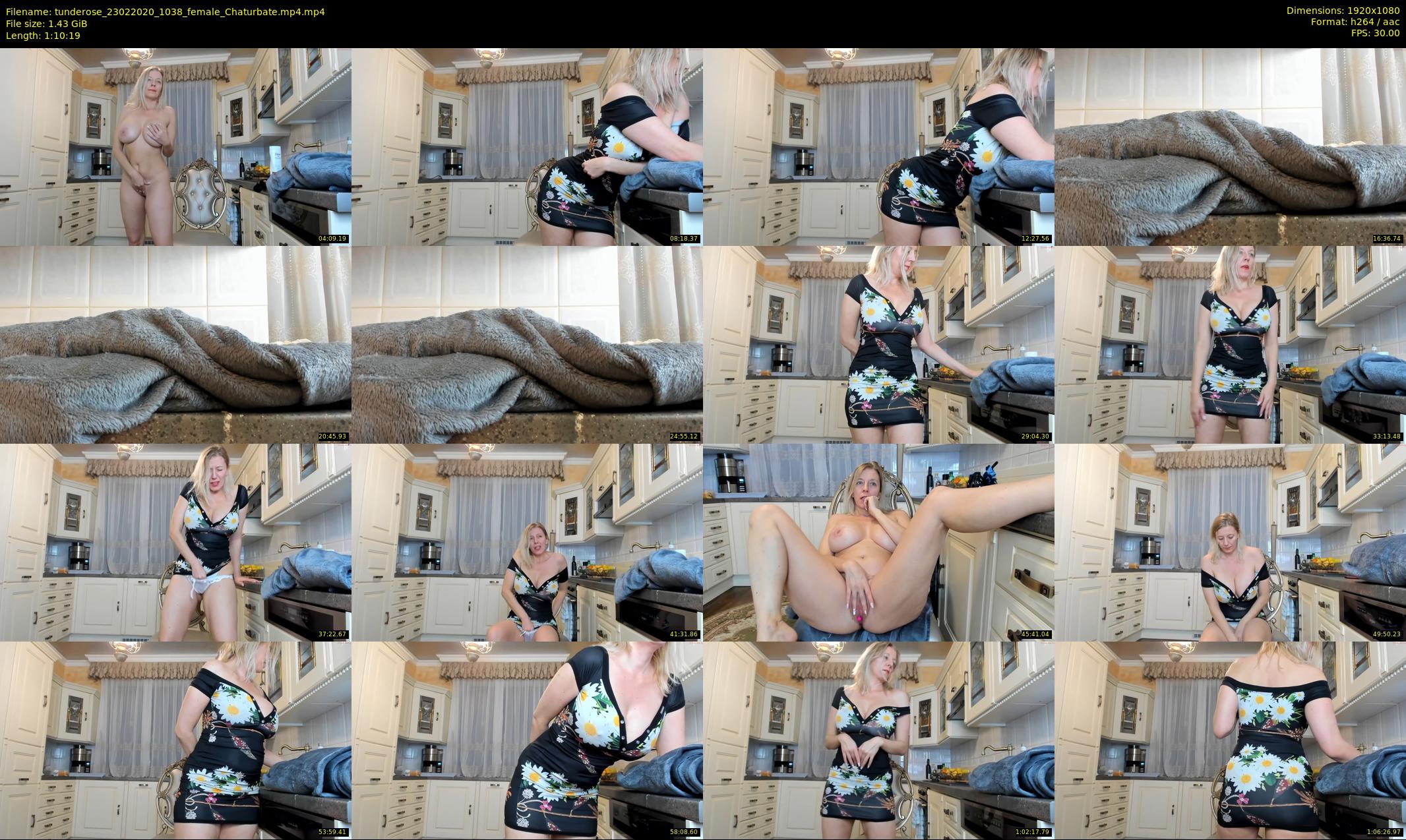 tunderose — 71 minute Chaturbate female cam show recording, 1080p, Feb 23, 2020