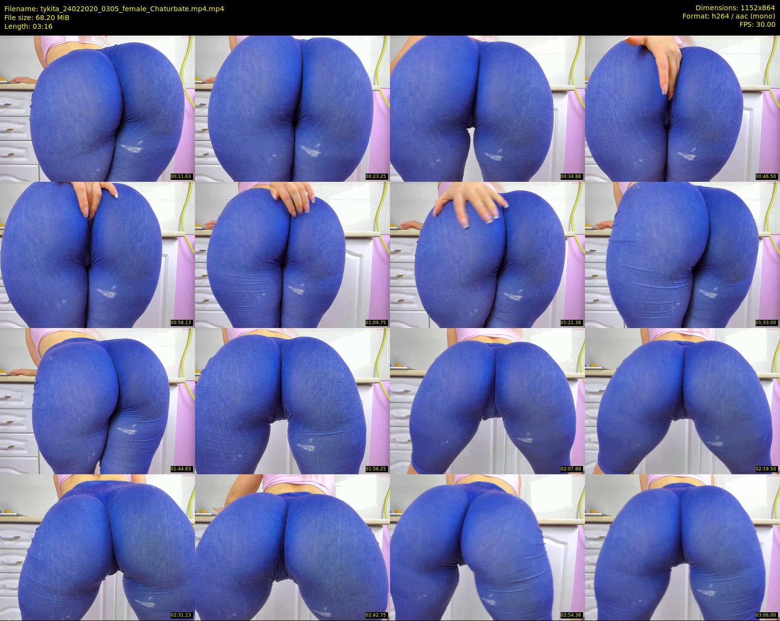 tykita — 4 minute Chaturbate female cam show recording, 720p, Feb 24, 2020