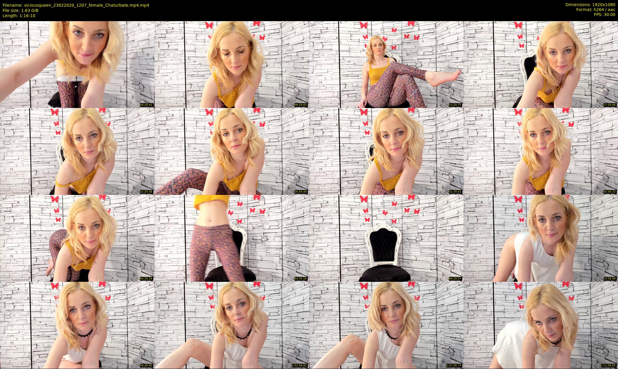 viciousqueen — 77 minute Chaturbate female cam show recording, 1080p, Feb 23, 2020