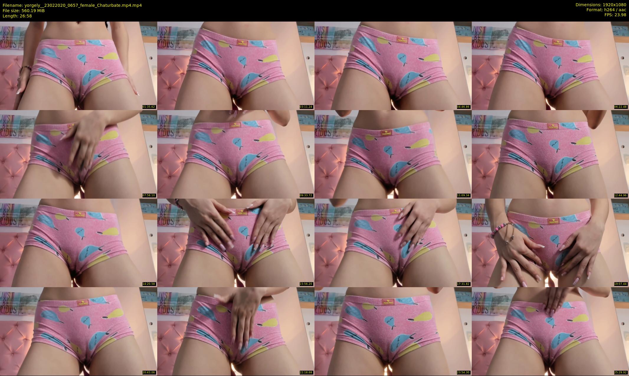 yorgely_ — 27 minute Chaturbate female cam show recording, 1080p, Feb 23, 2020