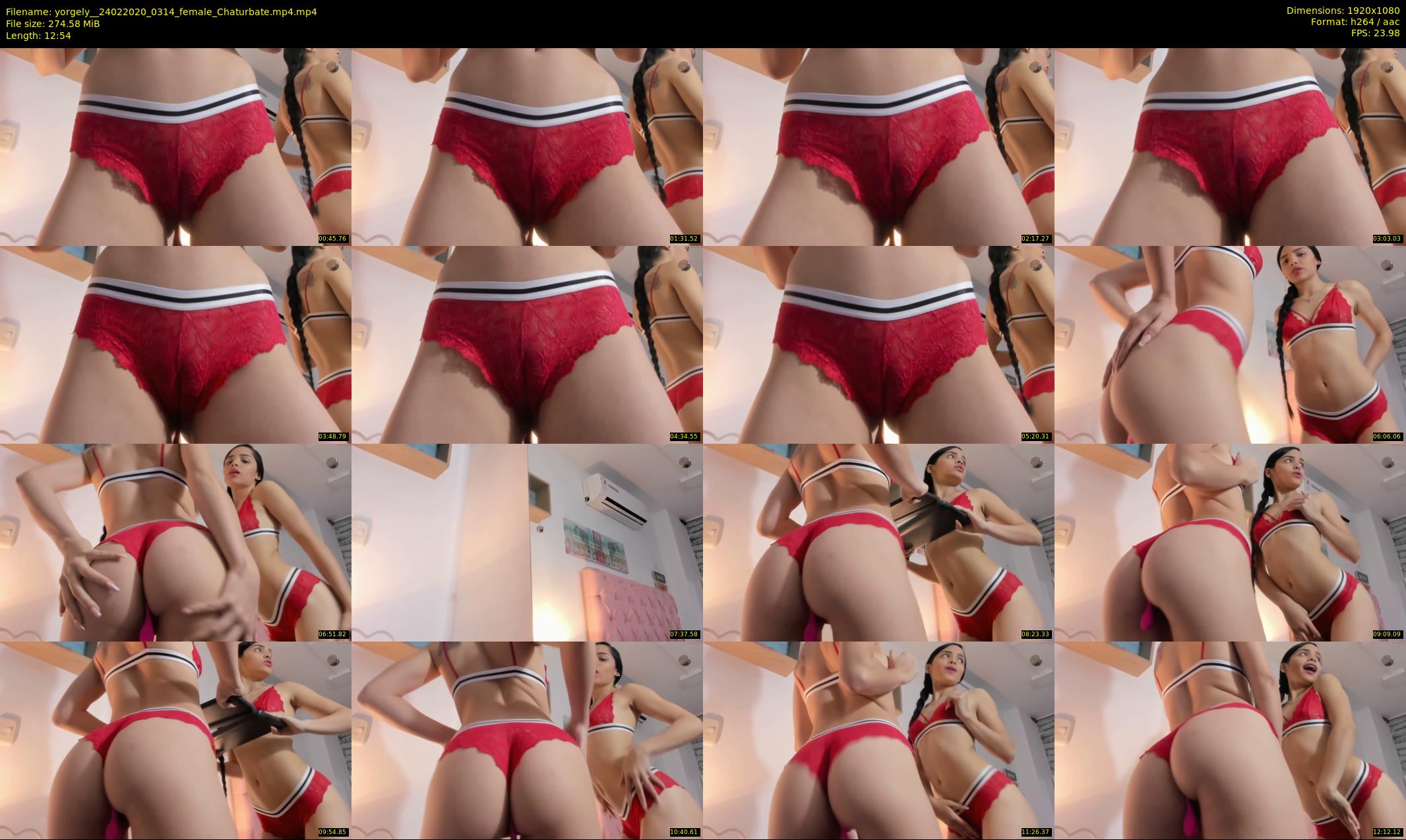 yorgely_ — 13 minute Chaturbate female cam show recording, 1080p, Feb 24, 2020