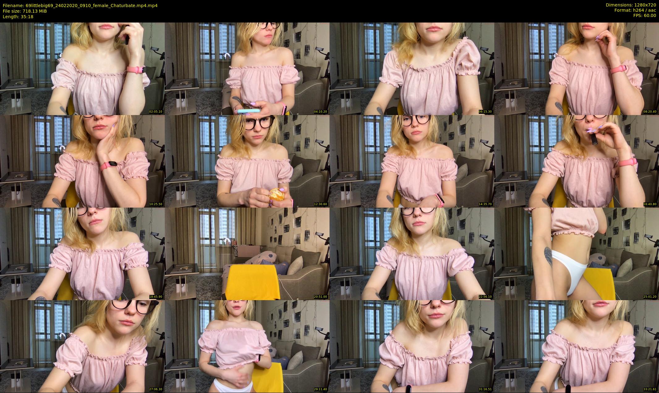 69littlebig69 — 36 minute Chaturbate couple cam show recording, 720p, Feb 24, 2020