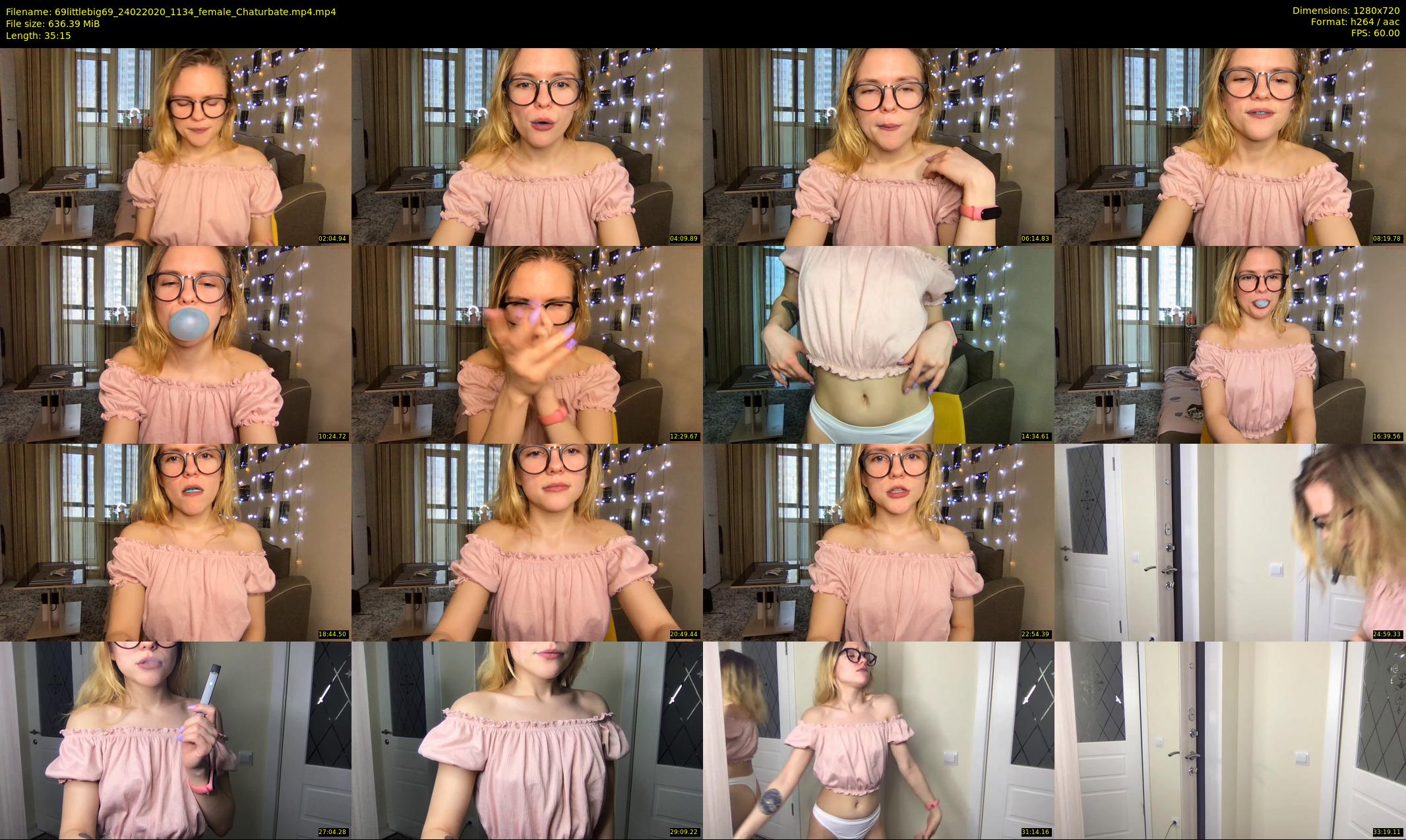 69littlebig69 — 36 minute Chaturbate couple cam show recording, 720p, Feb 24, 2020