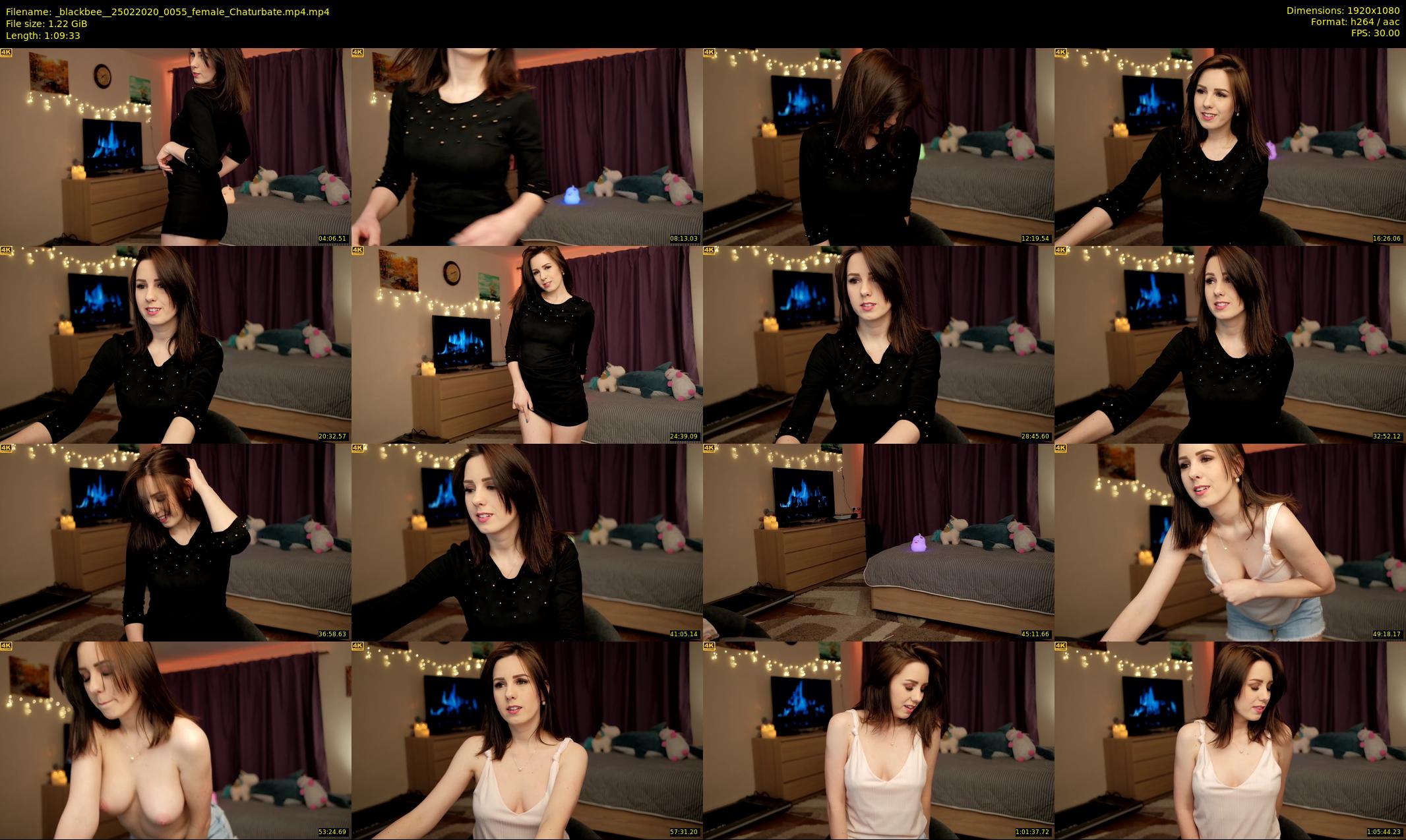 _blackbee_ — 70 minute Chaturbate female cam show recording, 1080p, Feb 25, 2020