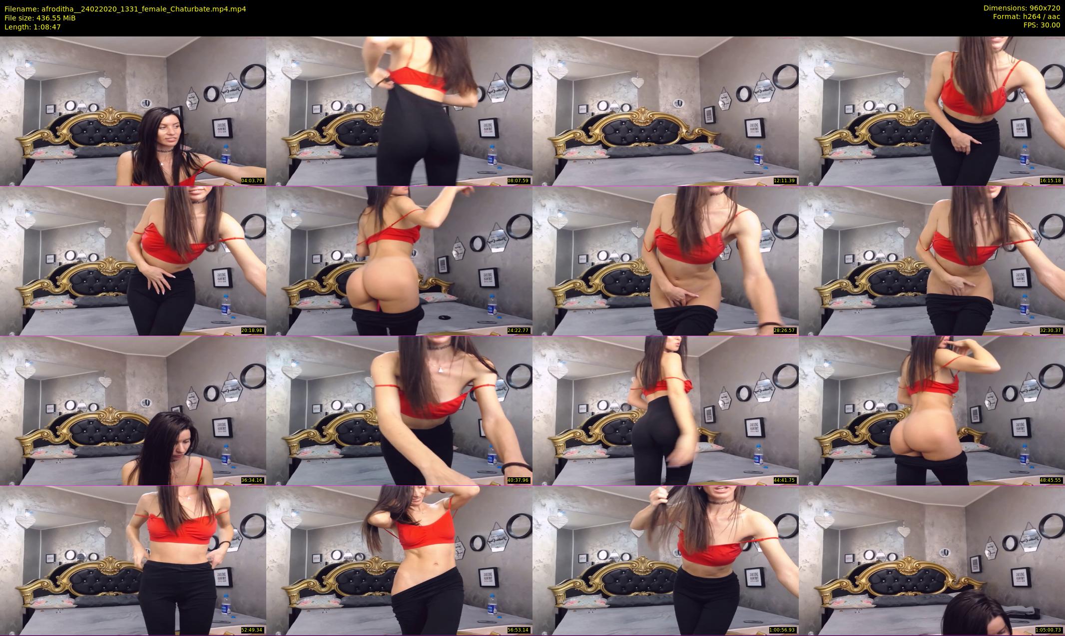 afroditha_ — 69 minute Chaturbate female cam show recording, 720p, Feb 24, 2020