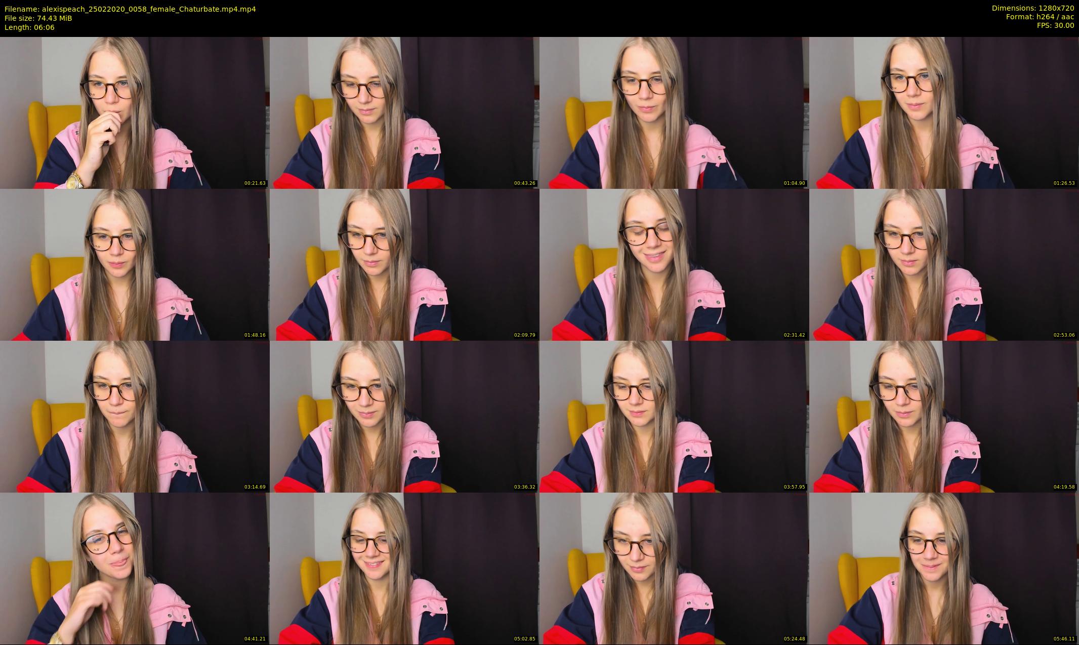 alexispeach — 7 minute Chaturbate female cam show recording, 720p, Feb 25, 2020