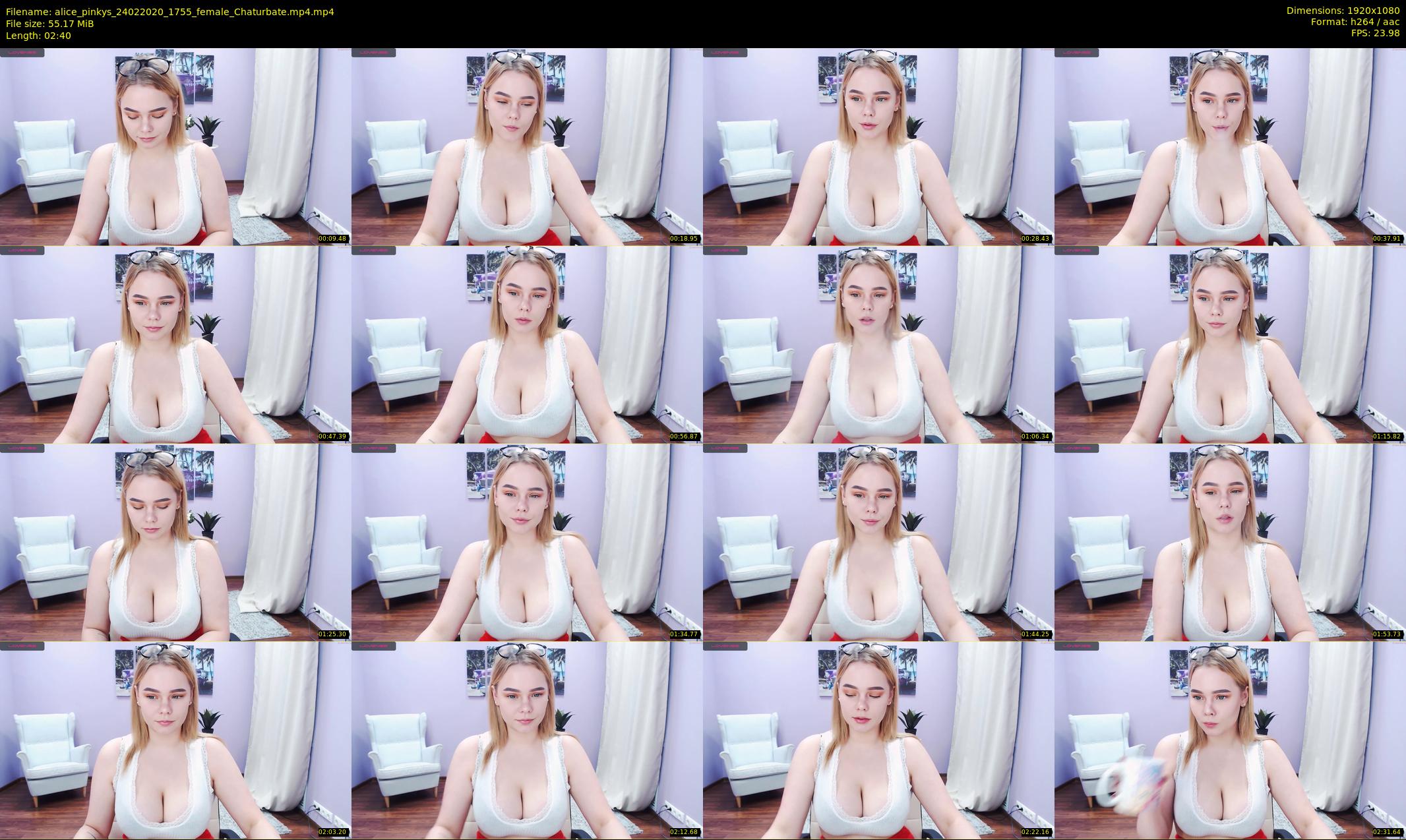 alice_pinkys — 3 minute Chaturbate female cam show recording, 1080p, Feb 24, 2020