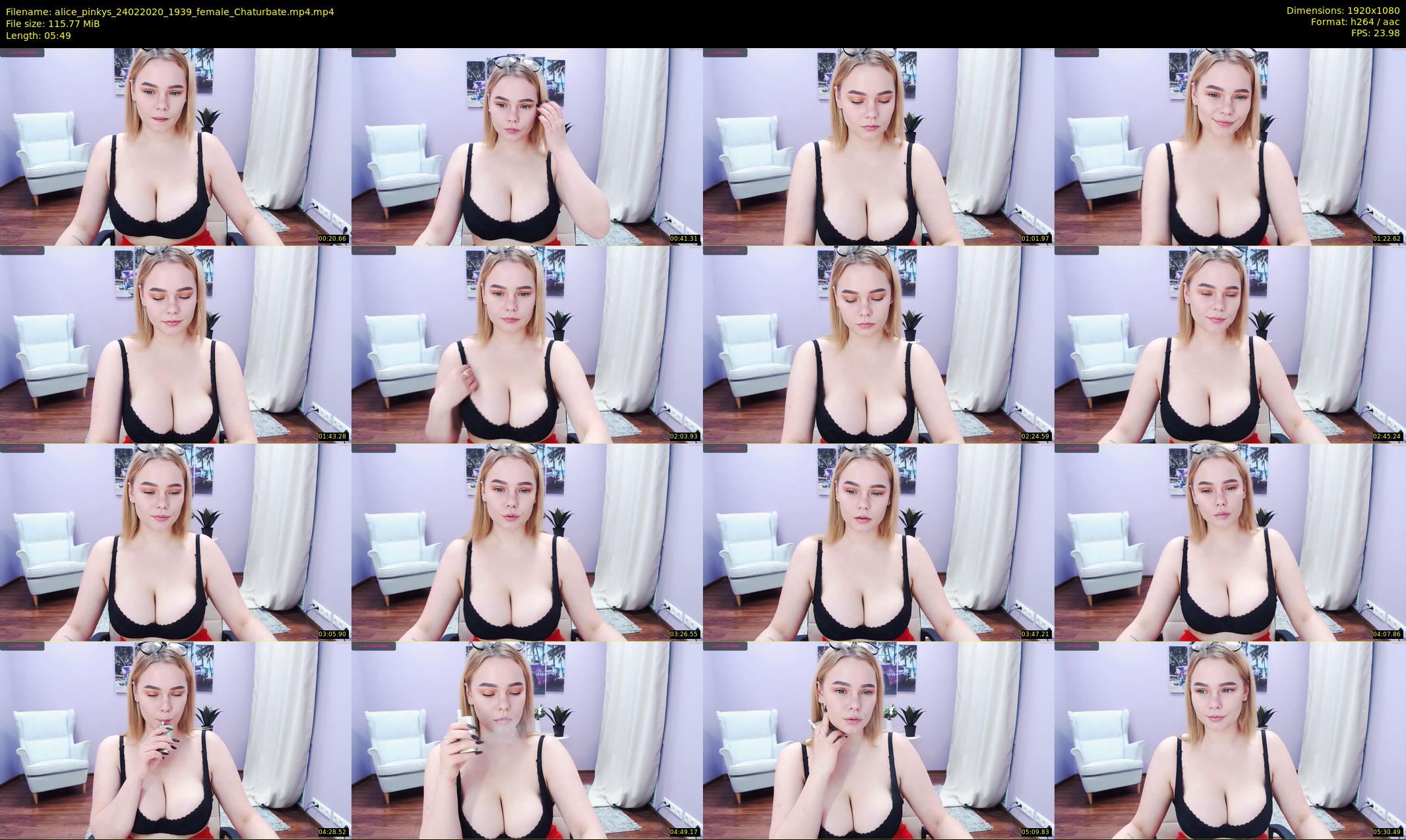 alice_pinkys — 6 minute Chaturbate female cam show recording, 1080p, Feb 24, 2020