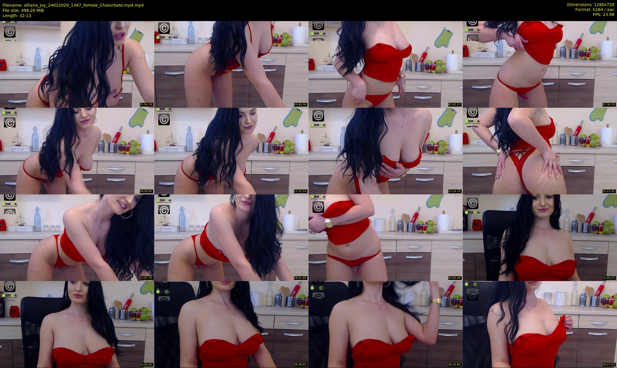 alliana_joy — 33 minute Chaturbate female cam show recording, 720p, Feb 24, 2020