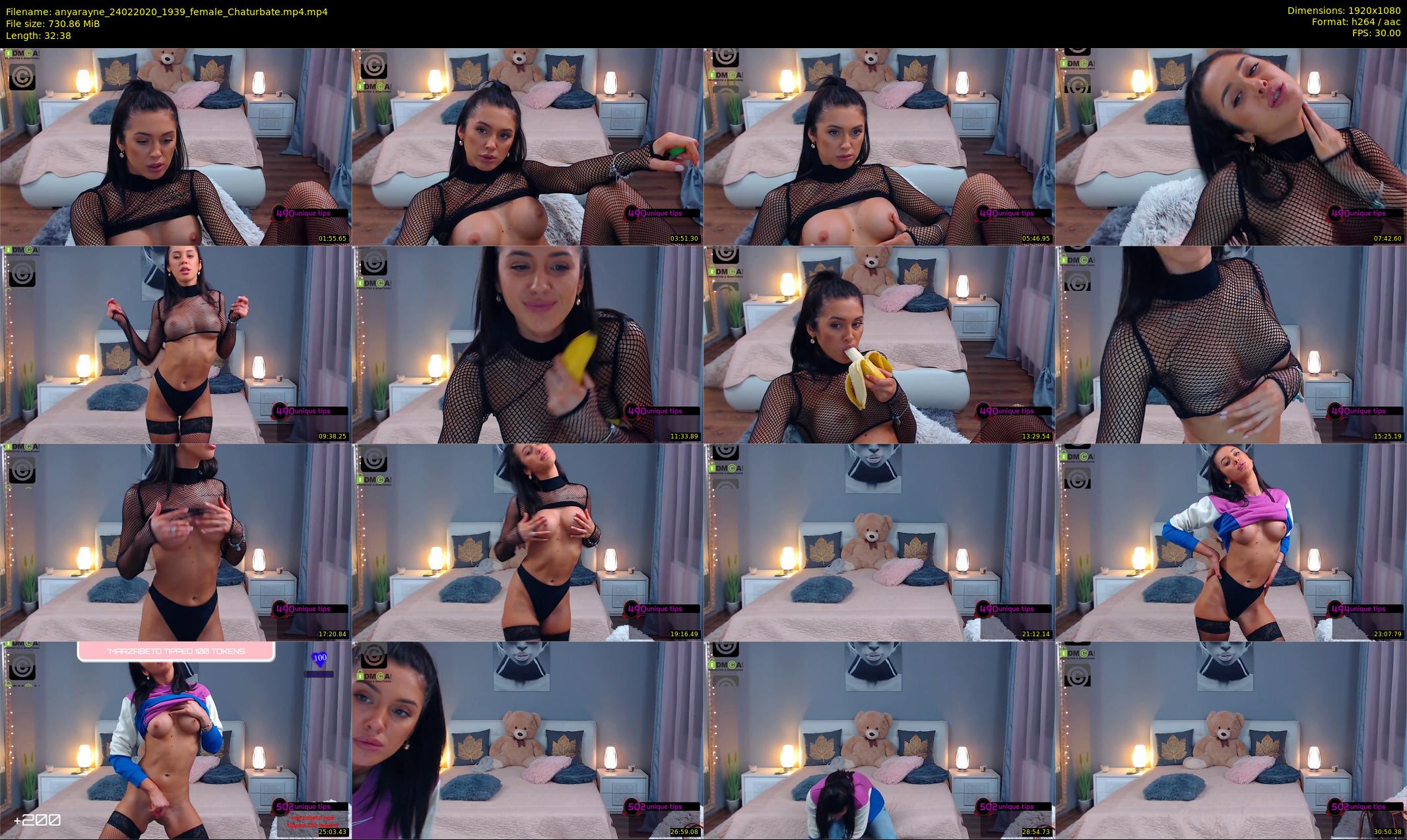 anyarayne — 33 minute Chaturbate female cam show recording, 1080p, Feb 24, 2020