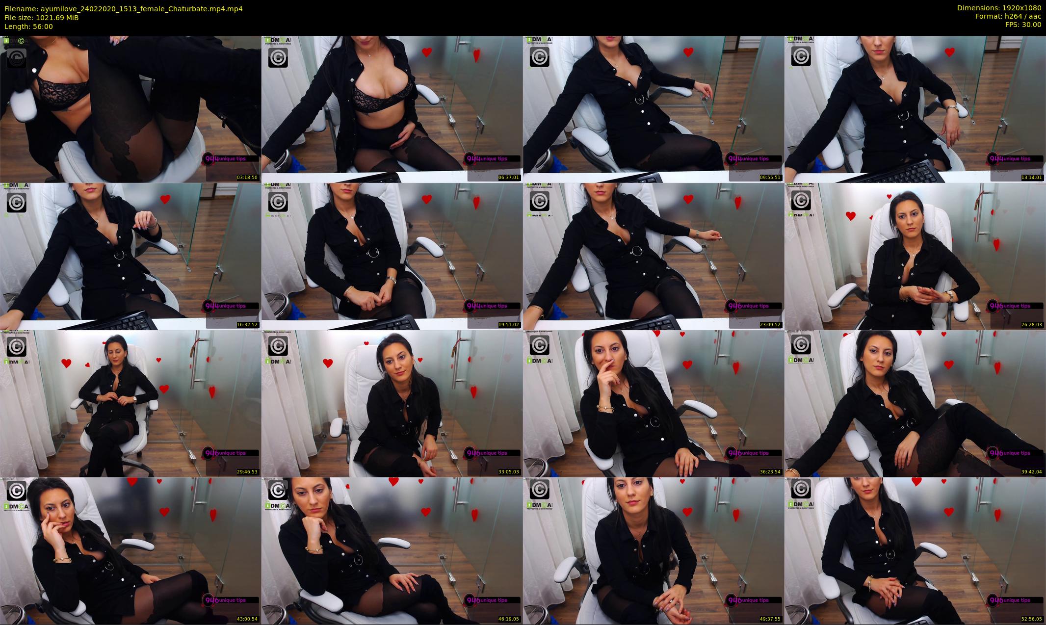 ayumilove — 56 minute Chaturbate female cam show recording, 1080p, Feb 24, 2020
