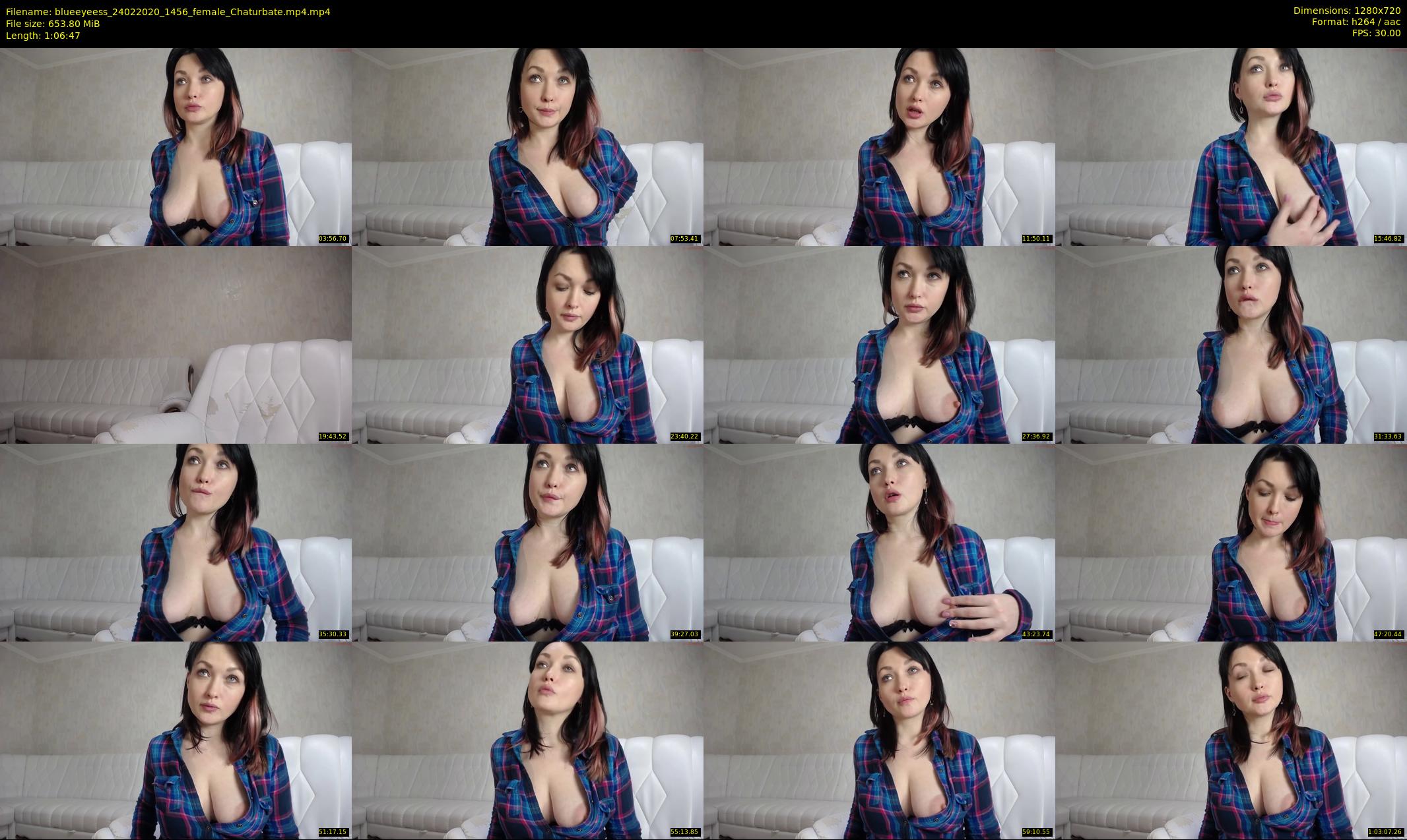 blueeyeess — 67 minute Chaturbate female cam show recording, 720p, Feb 24, 2020