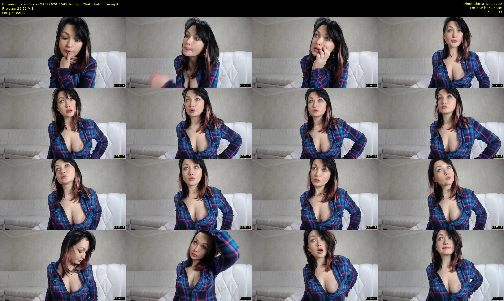 blueeyeess — 3 minute Chaturbate female cam show recording, 720p, Feb 24, 2020