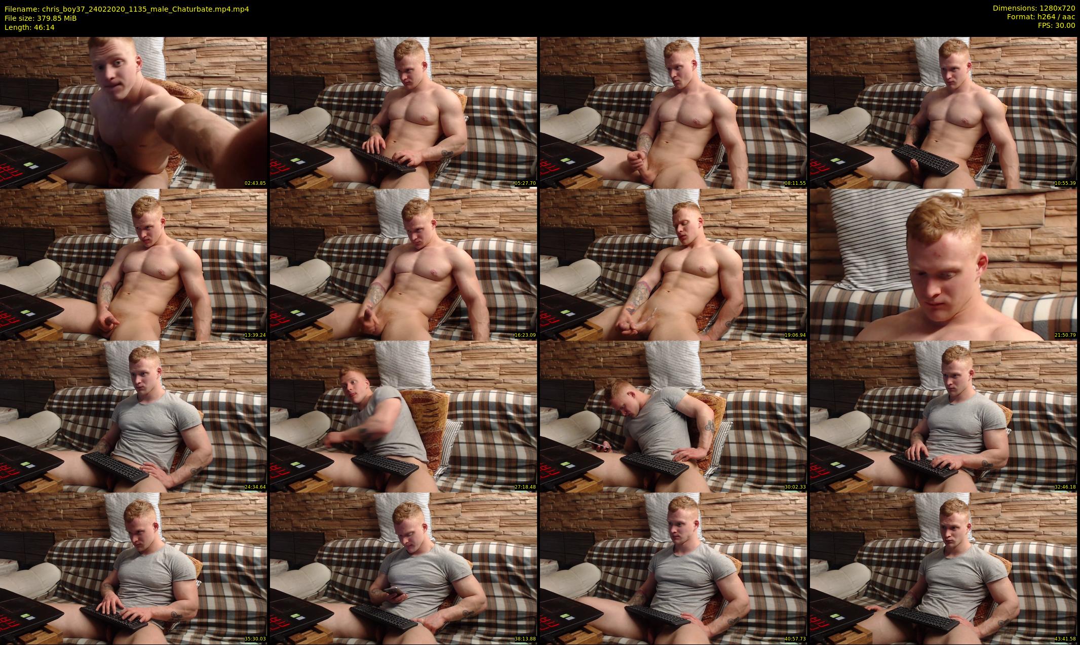 chris_boy37 — 47 minute Chaturbate male cam show recording, 720p, Feb 24, 2020