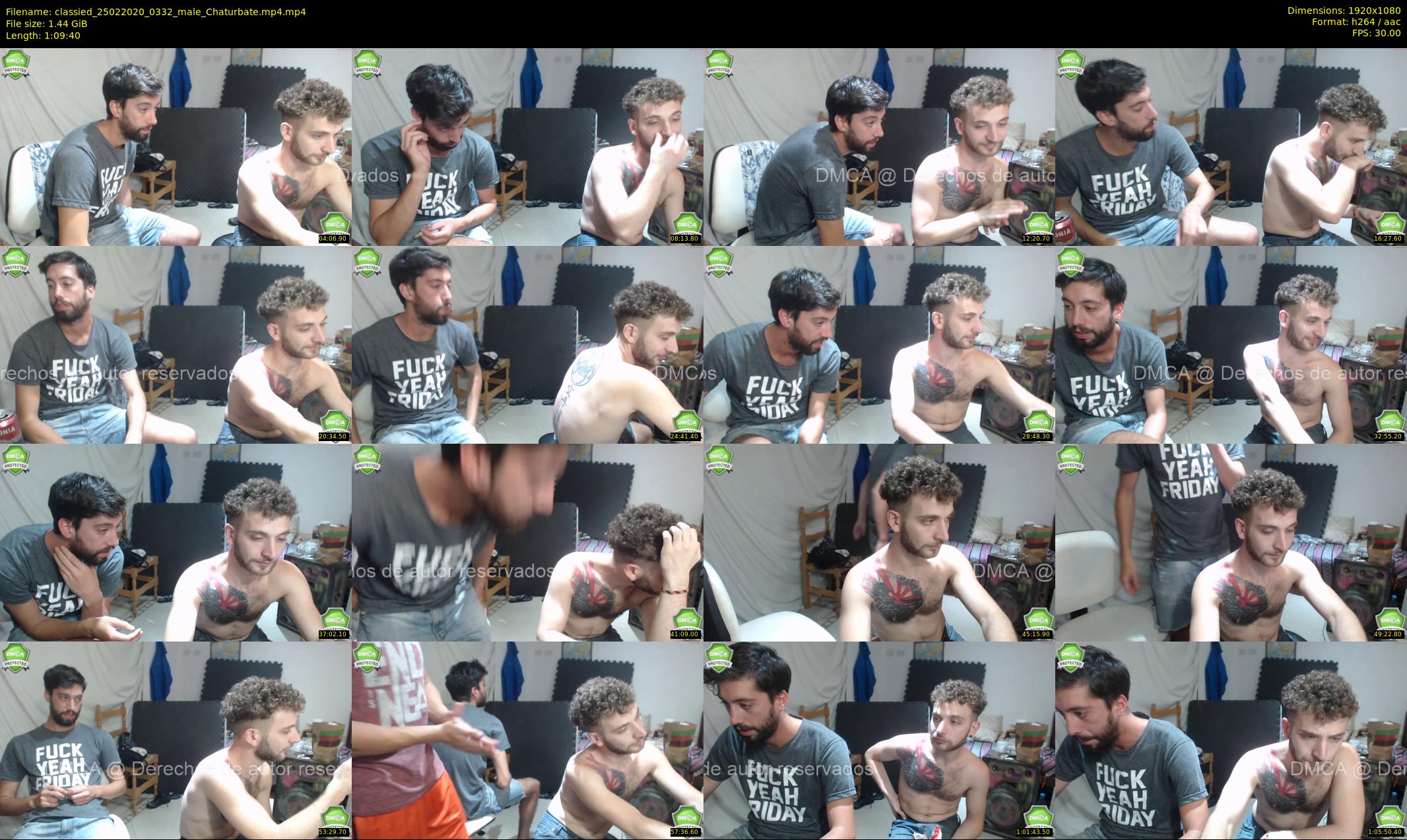 classied — 70 minute Chaturbate male cam show recording, 1080p, Feb 25, 2020