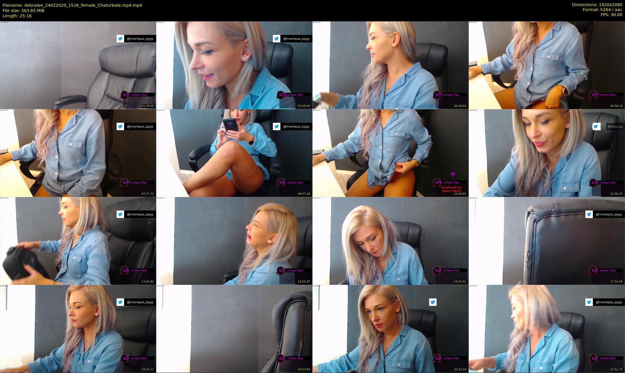 debralee — 26 minute Chaturbate female cam show recording, 1080p, Feb 24, 2020