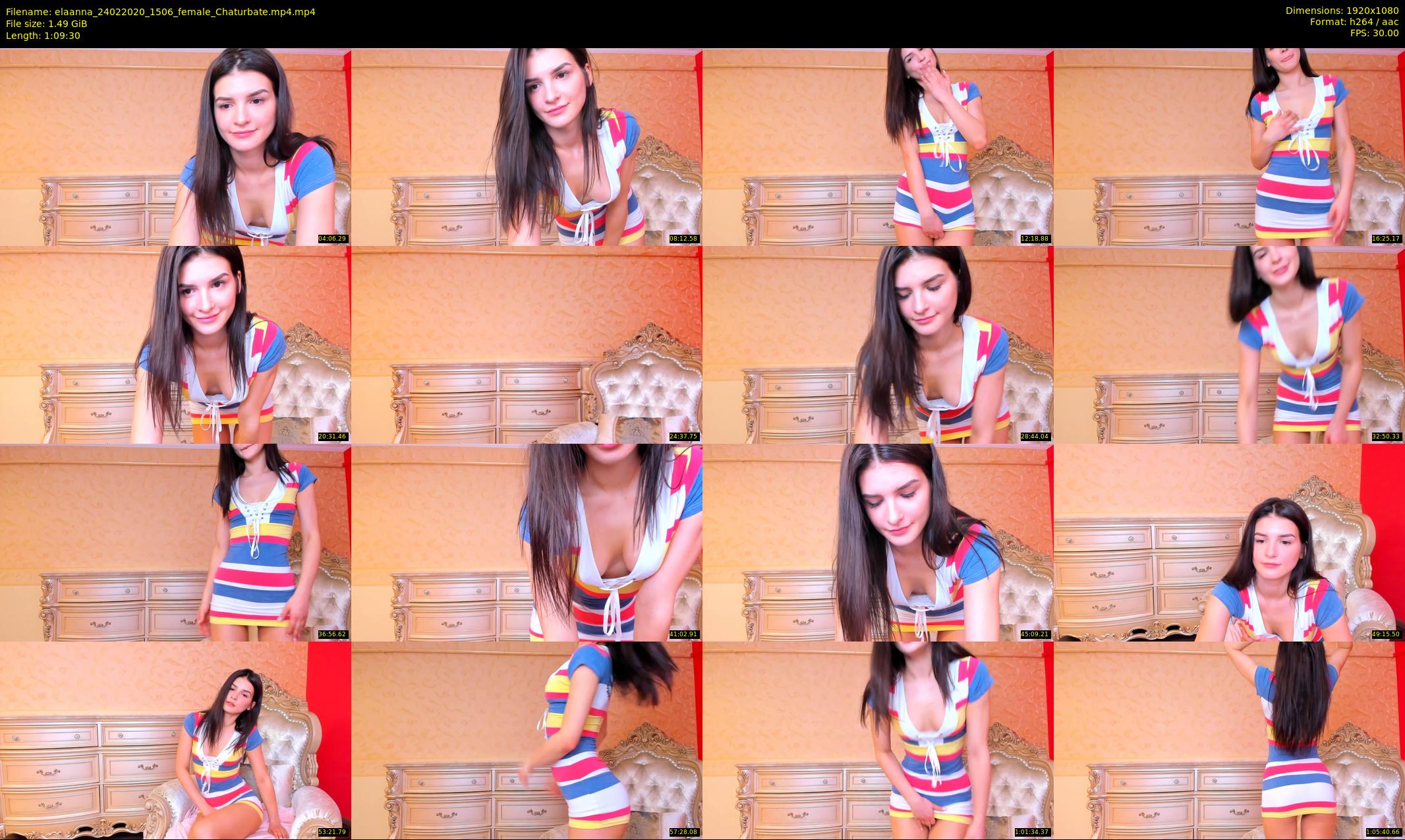 elaanna — 70 minute Chaturbate female cam show recording, 1080p, Feb 24, 2020
