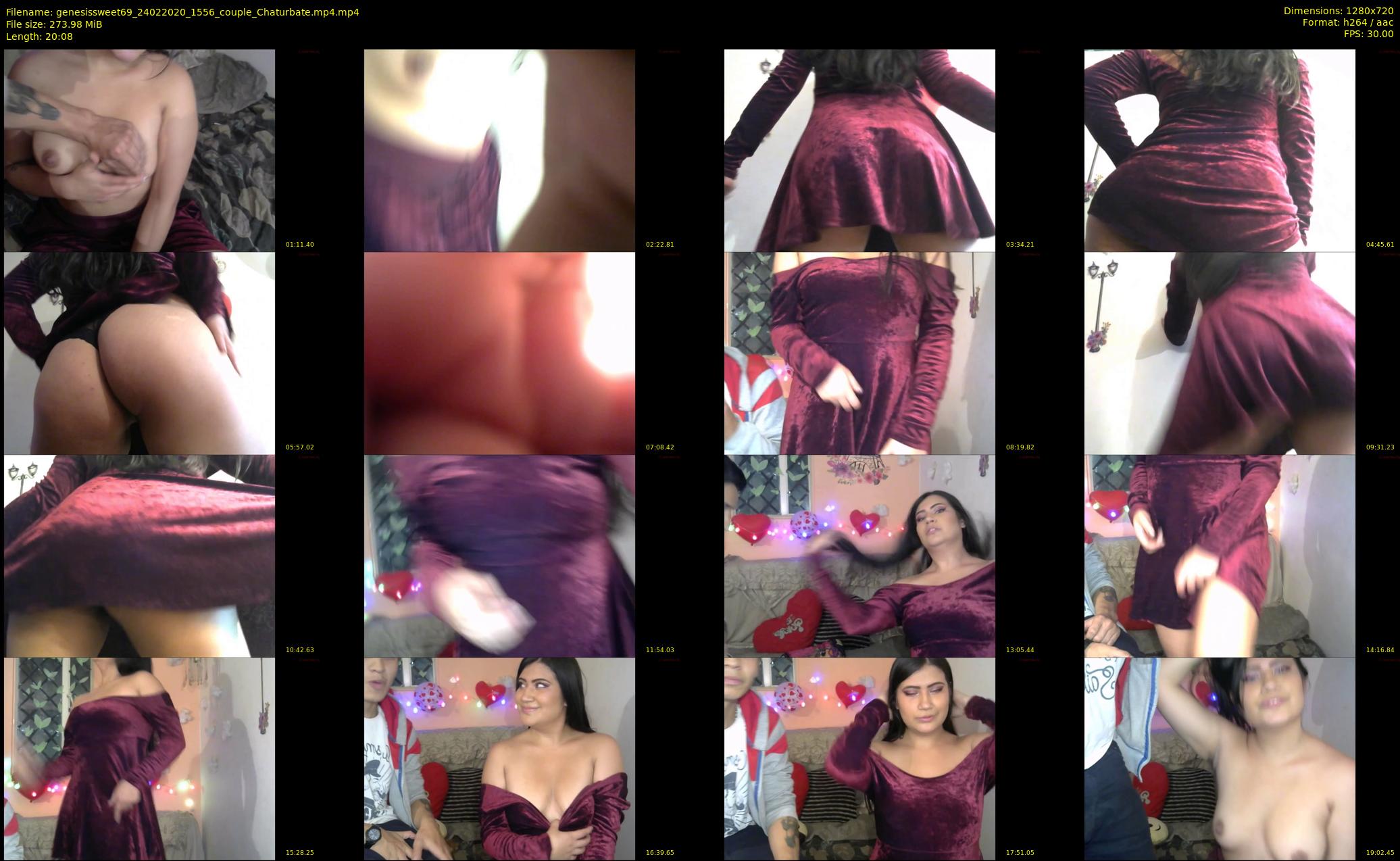 genesissweet69 — 21 minute Chaturbate couple cam show recording, 720p, Feb 24, 2020