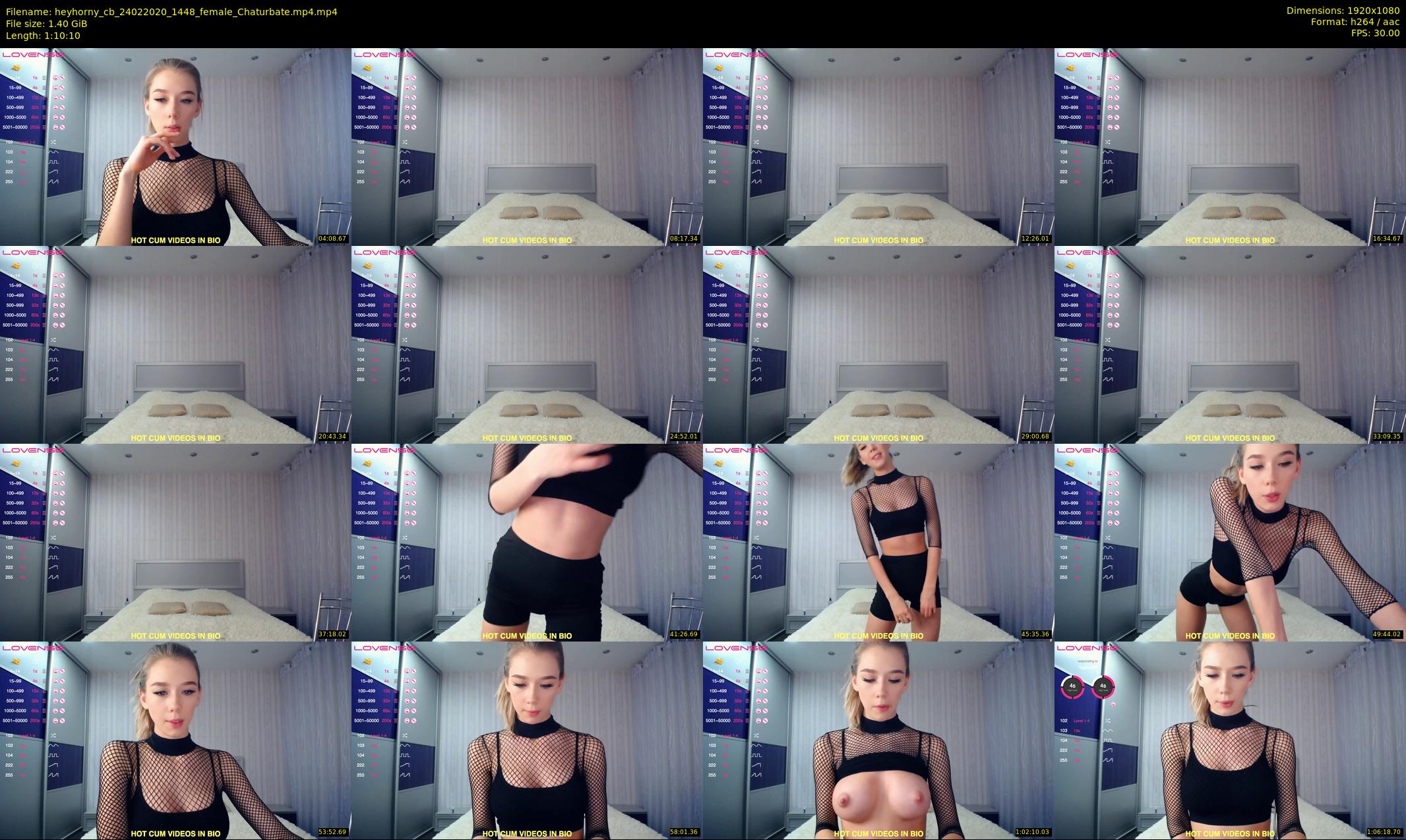 heyhorny_cb — 71 minute Chaturbate couple cam show recording, 1080p, Feb 24, 2020