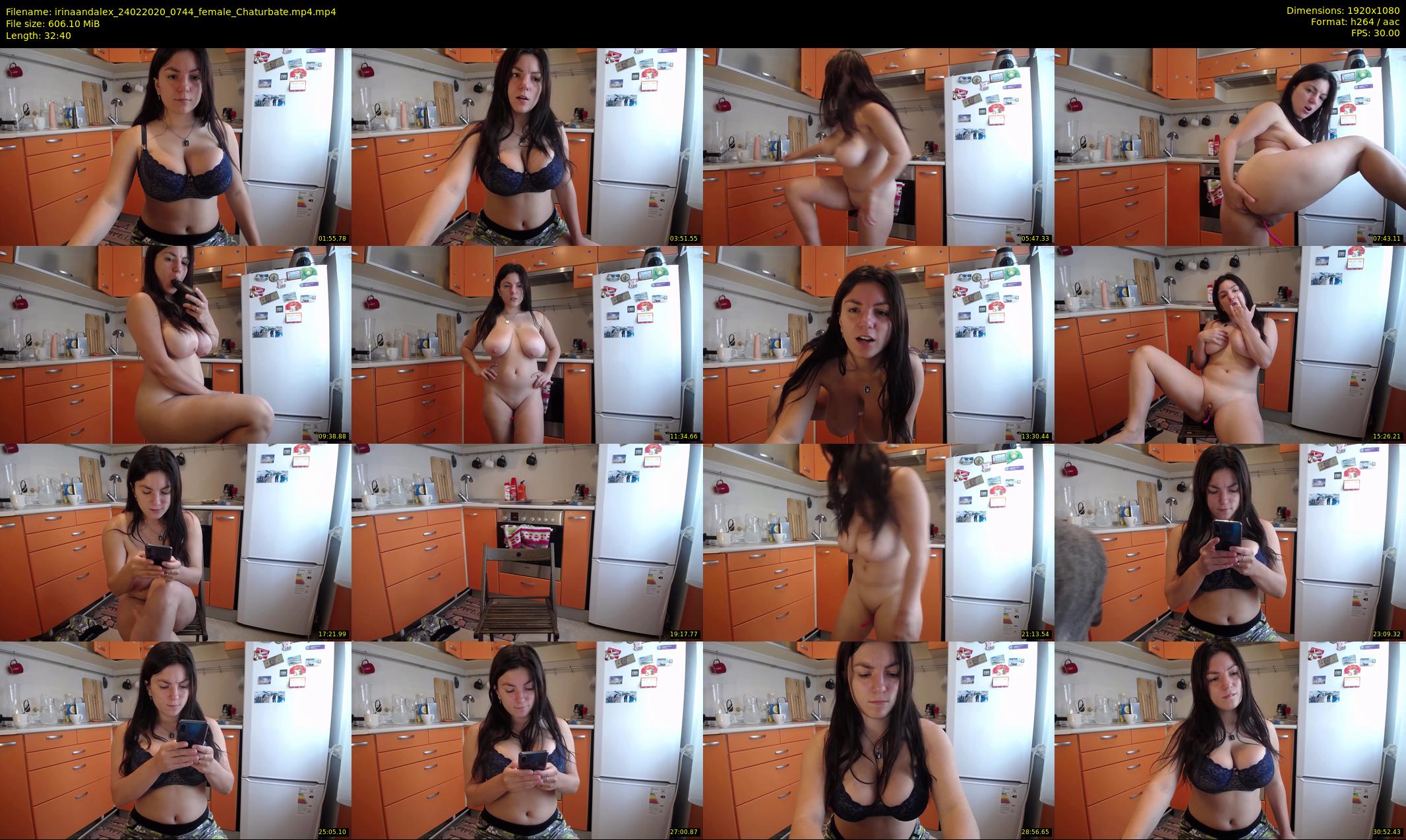 irinaandalex — 33 minute Chaturbate couple cam show recording, 1080p, Feb 24, 2020