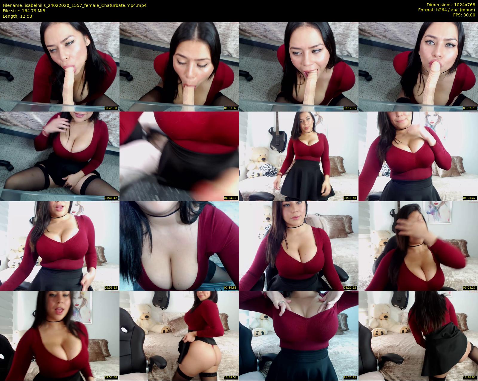isabelhills — 13 minute Chaturbate female cam show recording, 720p, Feb 24, 2020