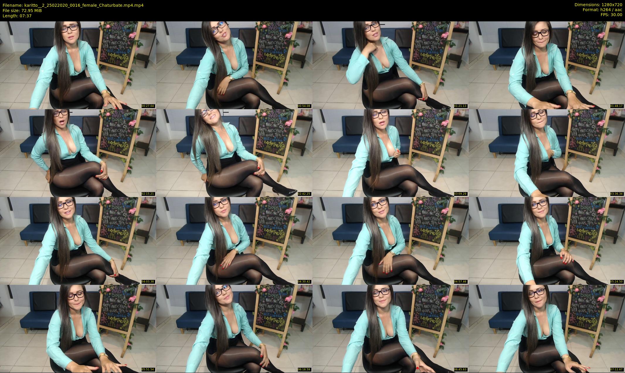 karitto__2 — 8 minute Chaturbate female cam show recording, 720p, Feb 25, 2020