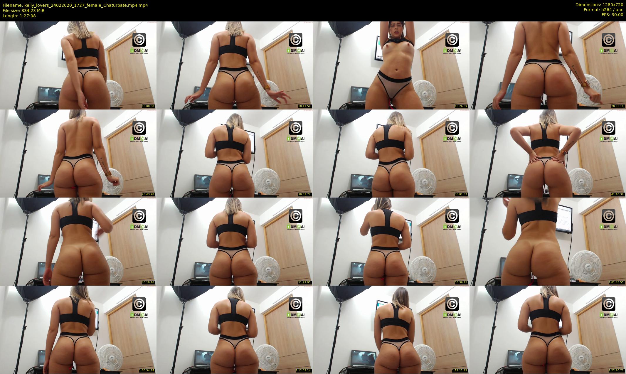 keily_lovers — 88 minute Chaturbate female cam show recording, 720p, Feb 24, 2020