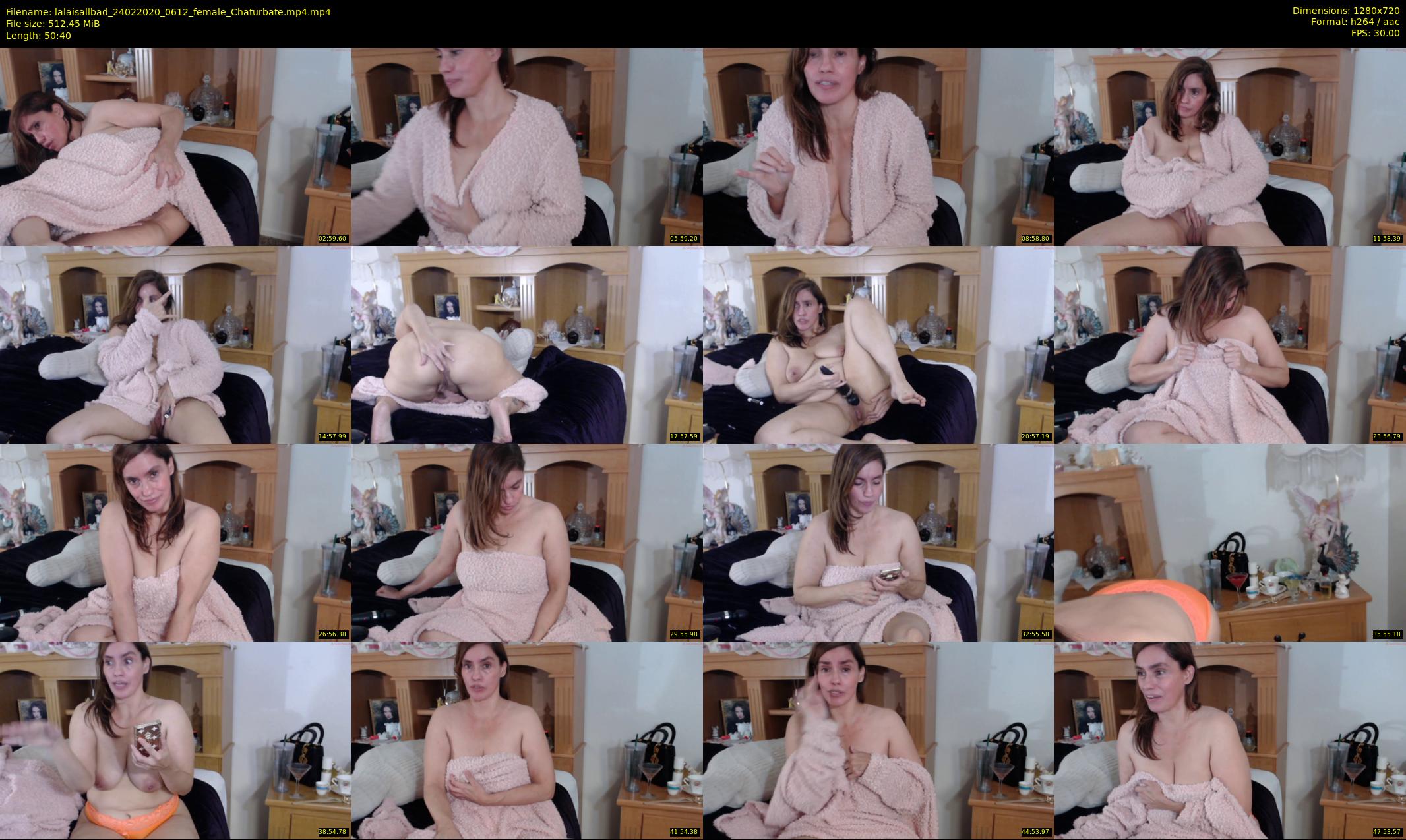 lalaisallbad — 51 minute Chaturbate female cam show recording, 720p, Feb 24, 2020