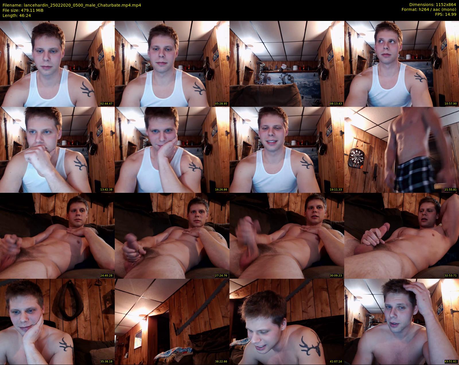 lancehardin — 47 minute Chaturbate male cam show recording, 720p, Feb 25, 2020
