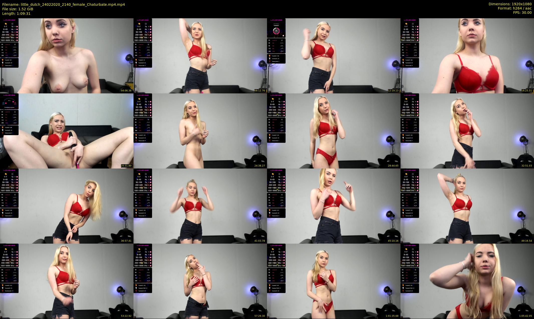 little_dutch — 70 minute Chaturbate female cam show recording, 1080p, Feb 24, 2020